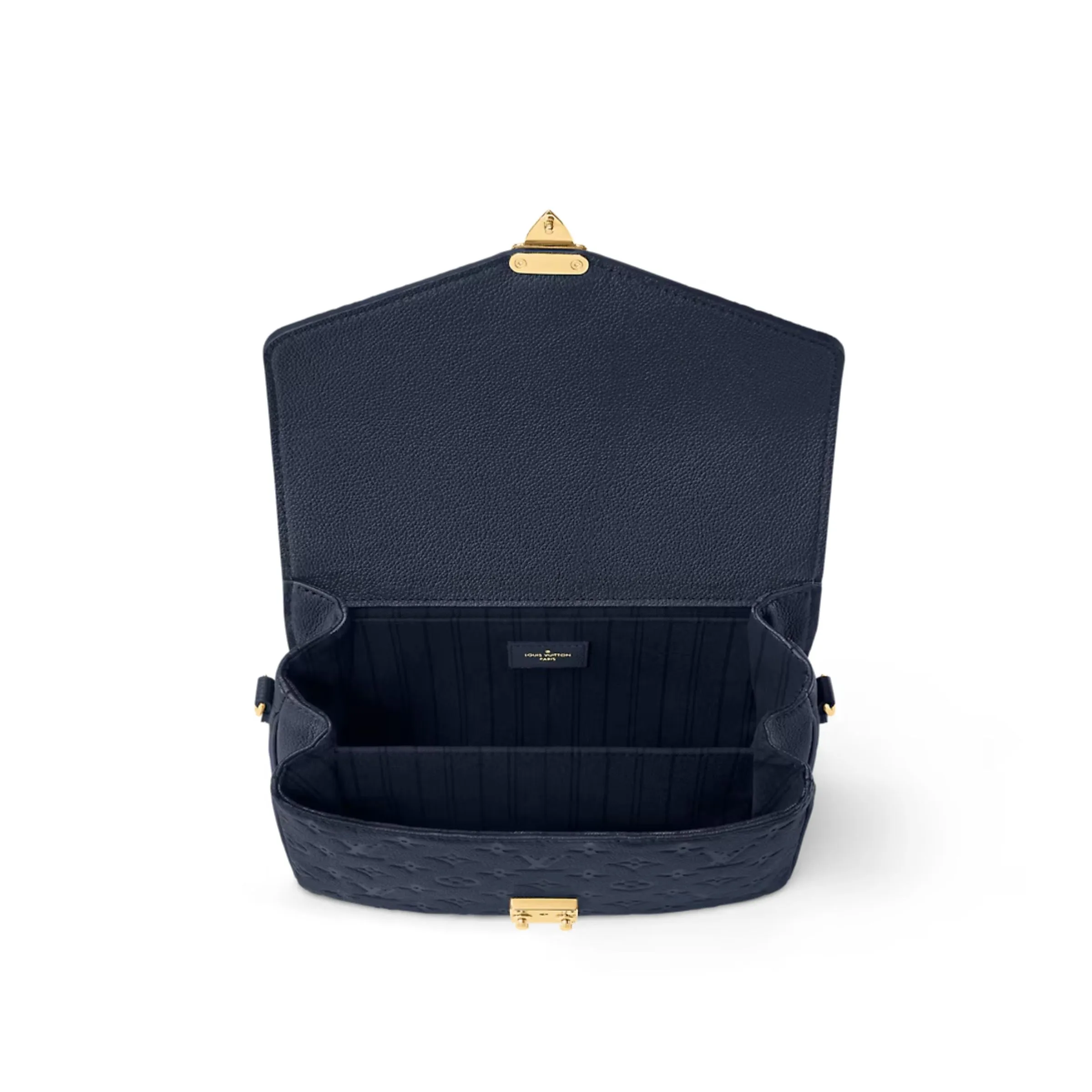 Louis Vuitton Pochette Metis Shoulder Bag / Navy Blue Monogram Empreinte Gold Hardware - Image 5