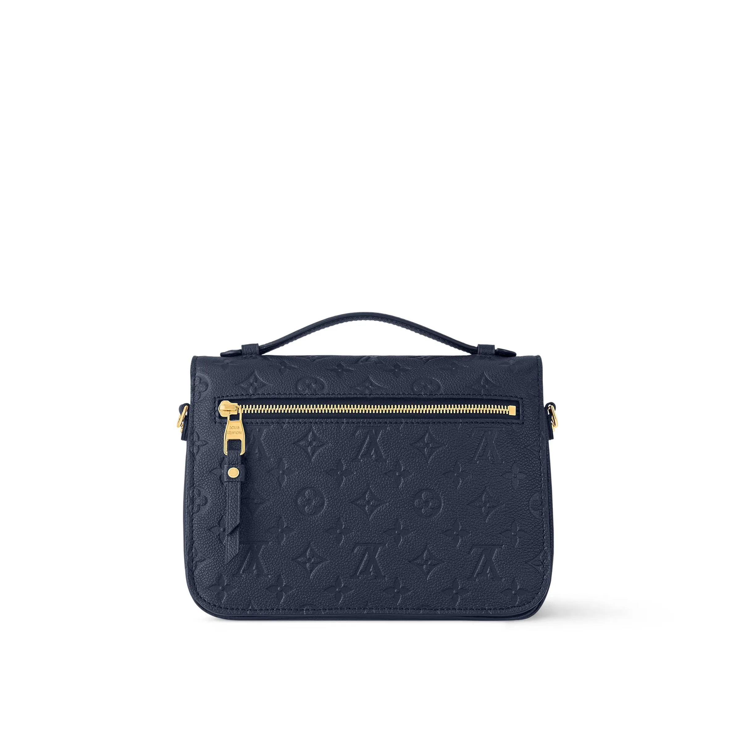 Louis Vuitton Pochette Metis Shoulder Bag / Navy Blue Monogram Empreinte Gold Hardware - Image 3