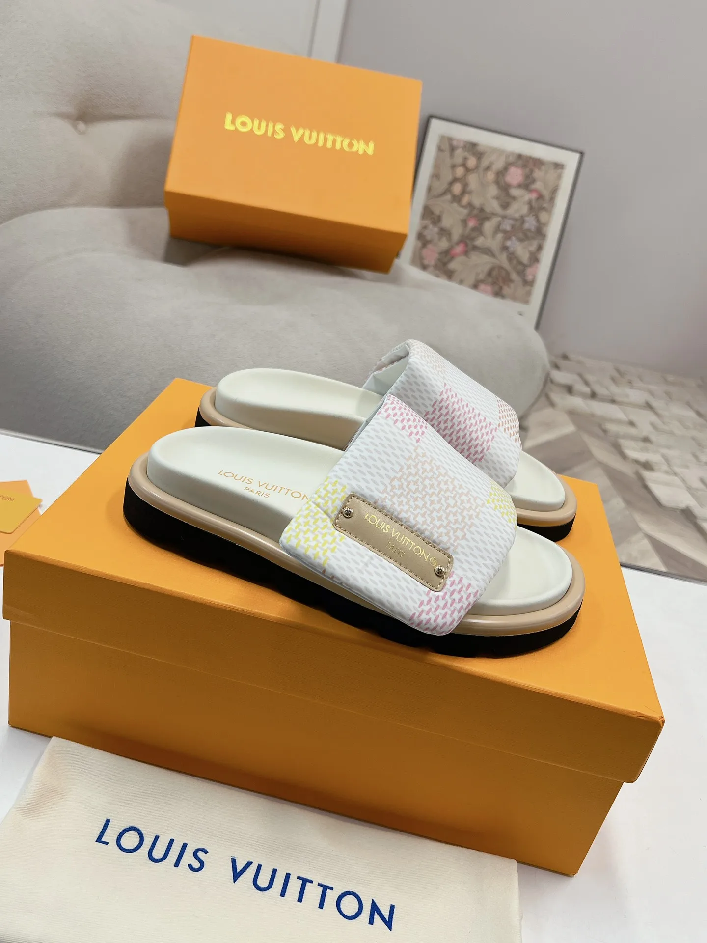 Louis Vuitton Pool Pillow Flat Comfort Mule Multicolor - Image 7