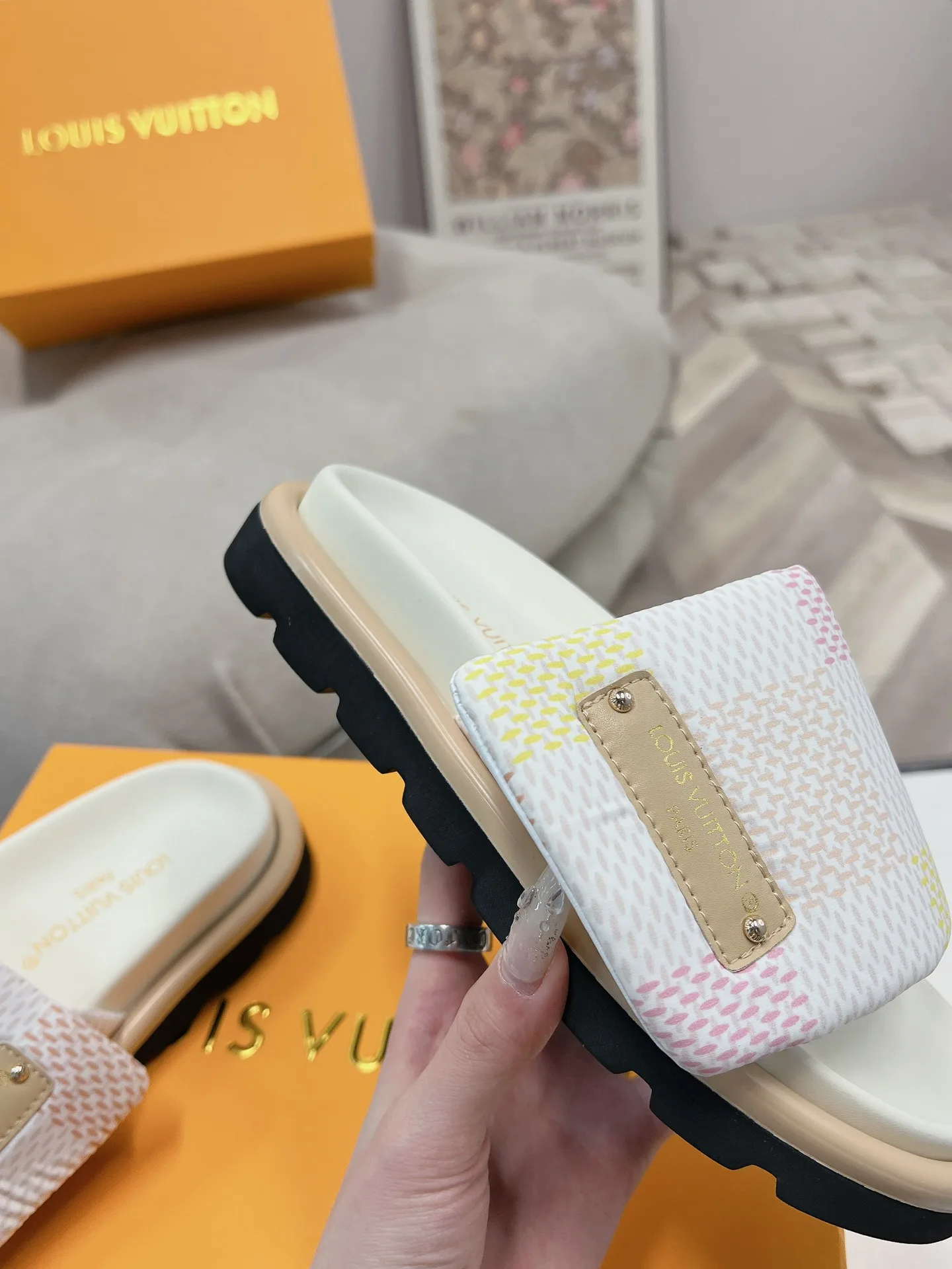 Louis Vuitton Pool Pillow Flat Comfort Mule Multicolor - Image 3