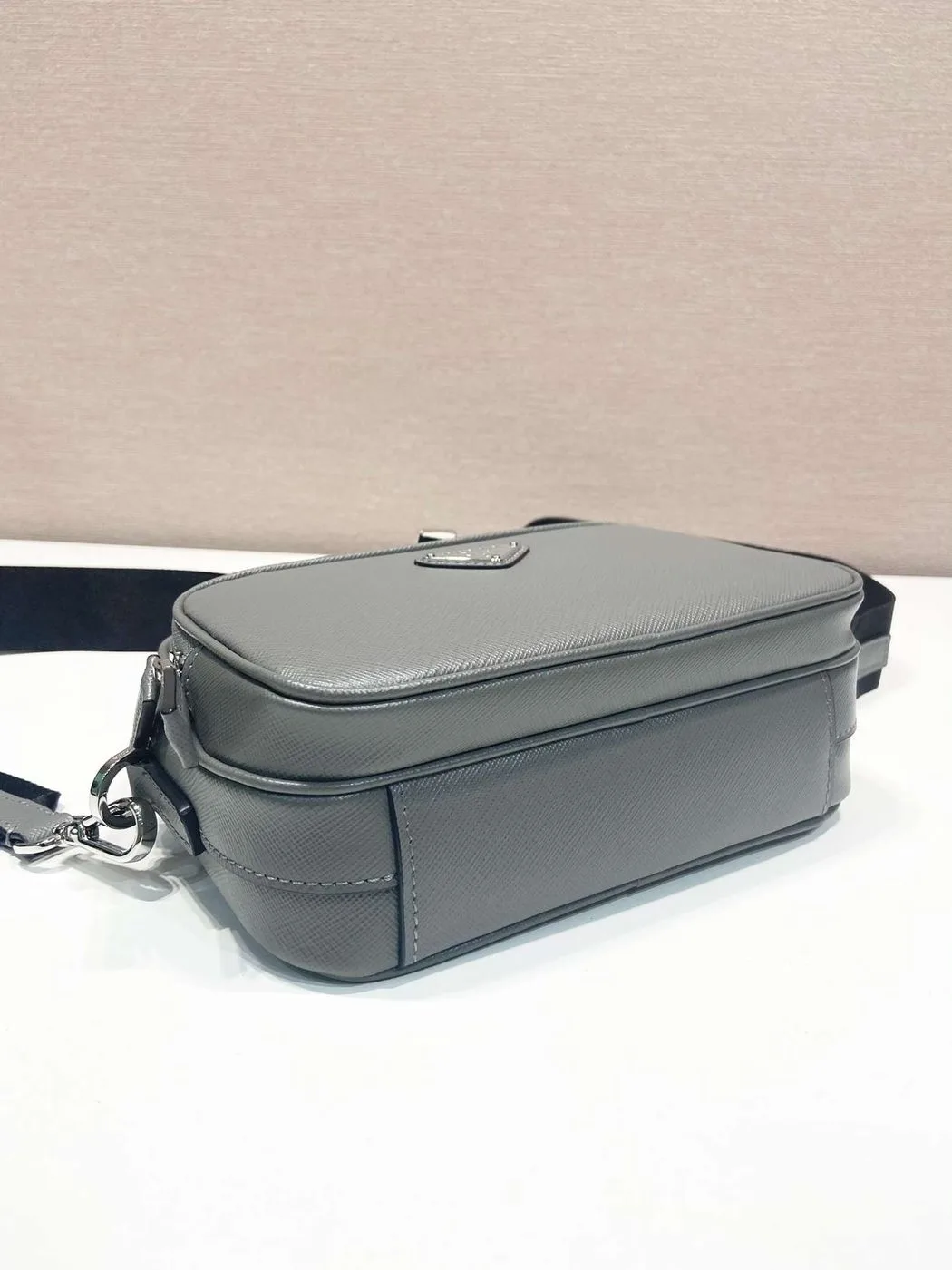 Prada Brique Saffiano Bag Grey / - Image 2