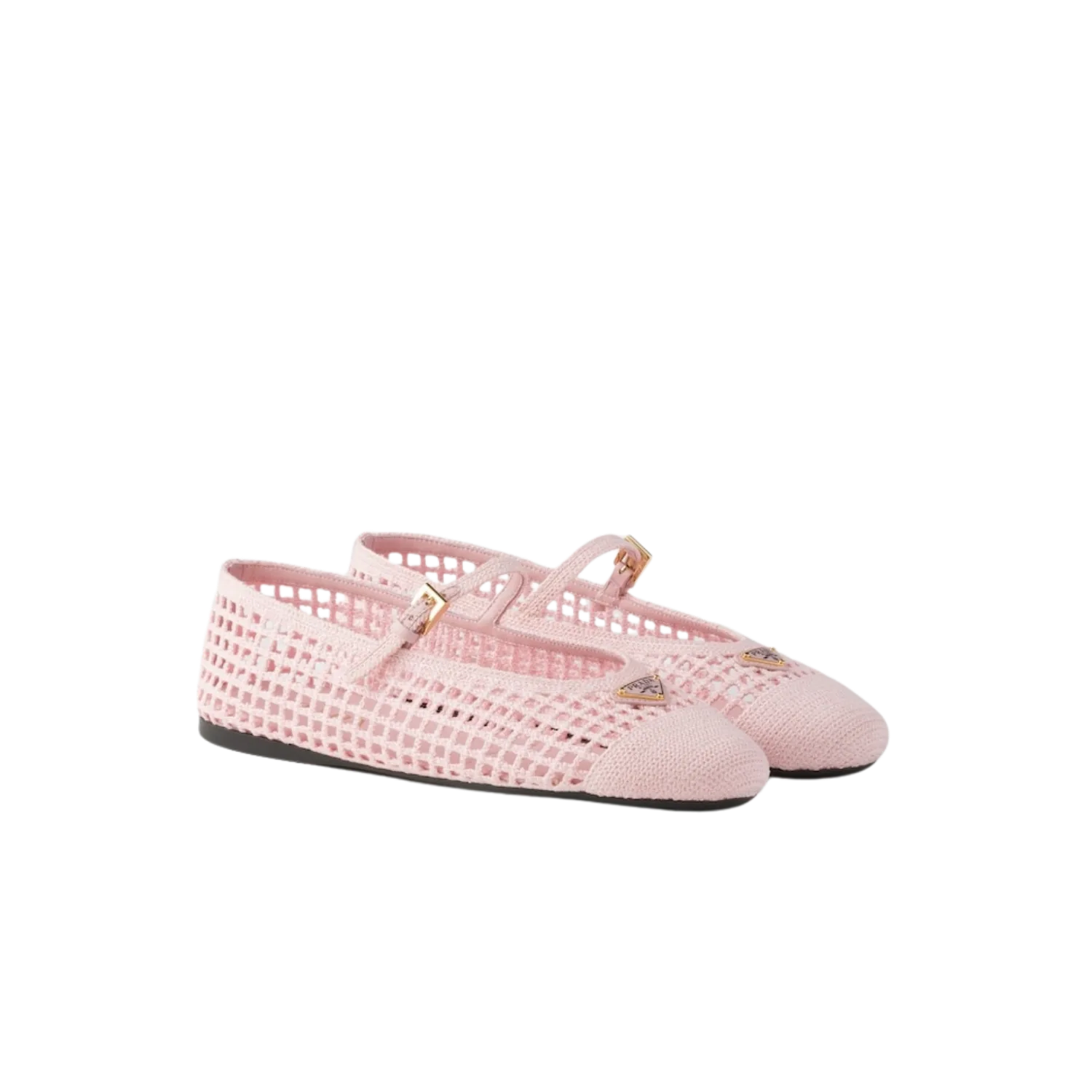 Prada Crochet Ballerinas