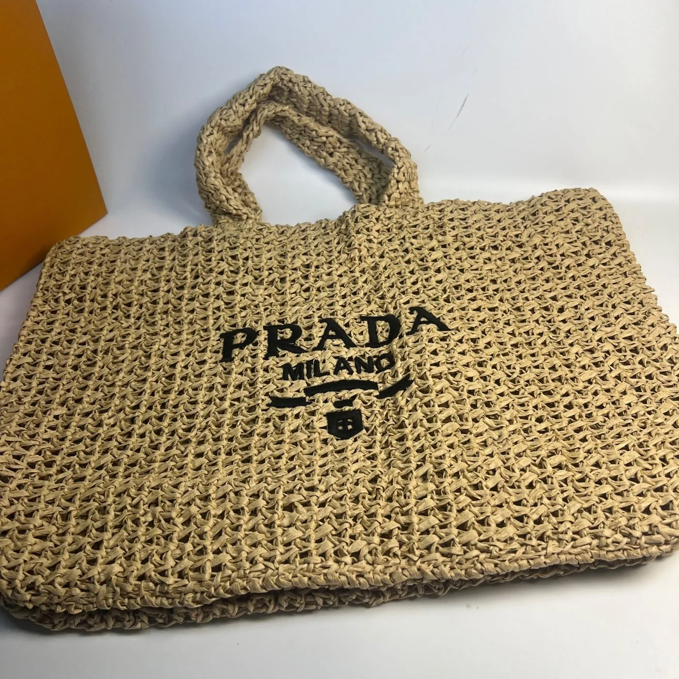Prada Logo-Print Sequin-Embellished Mini Bag Purple 1BG417VOOO2D0A - Image 2