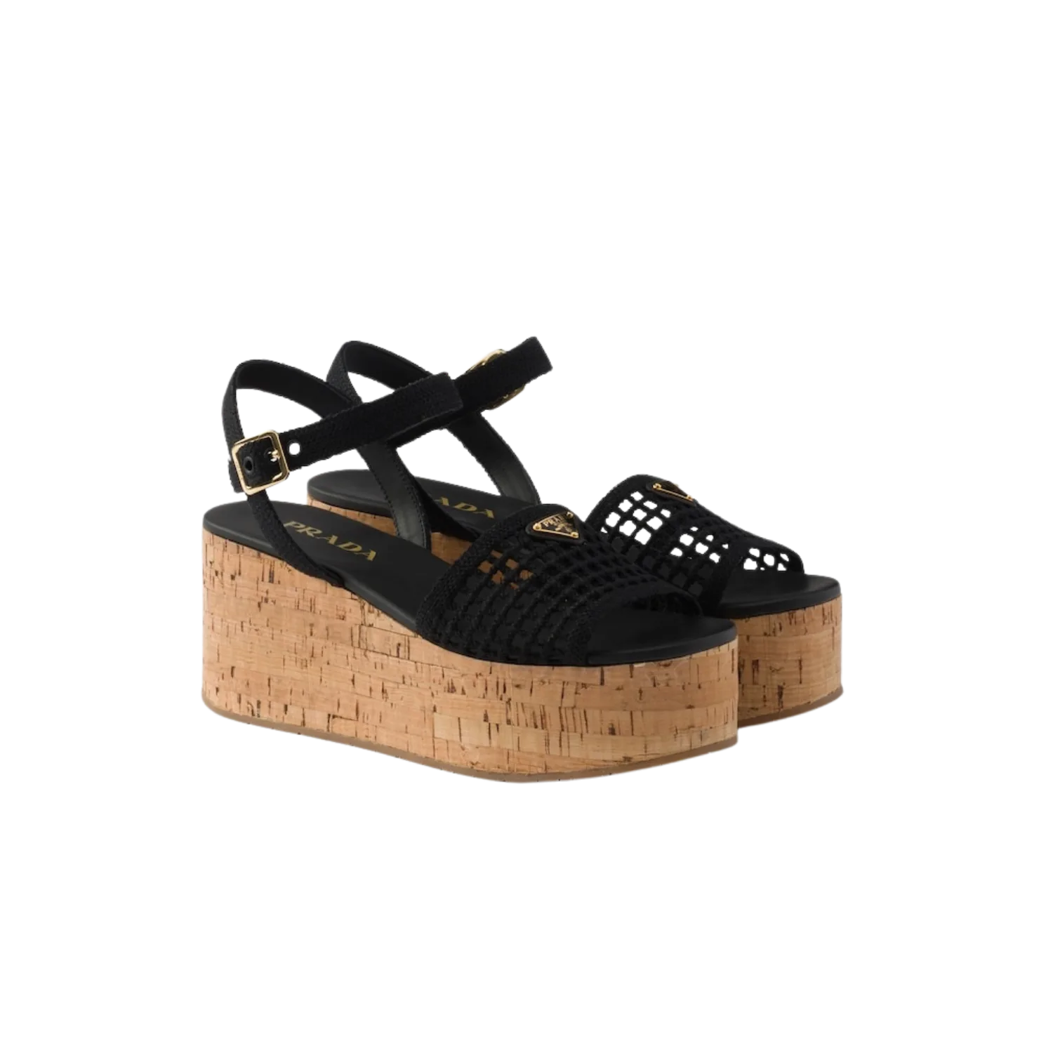 Prada Crochet Wedge