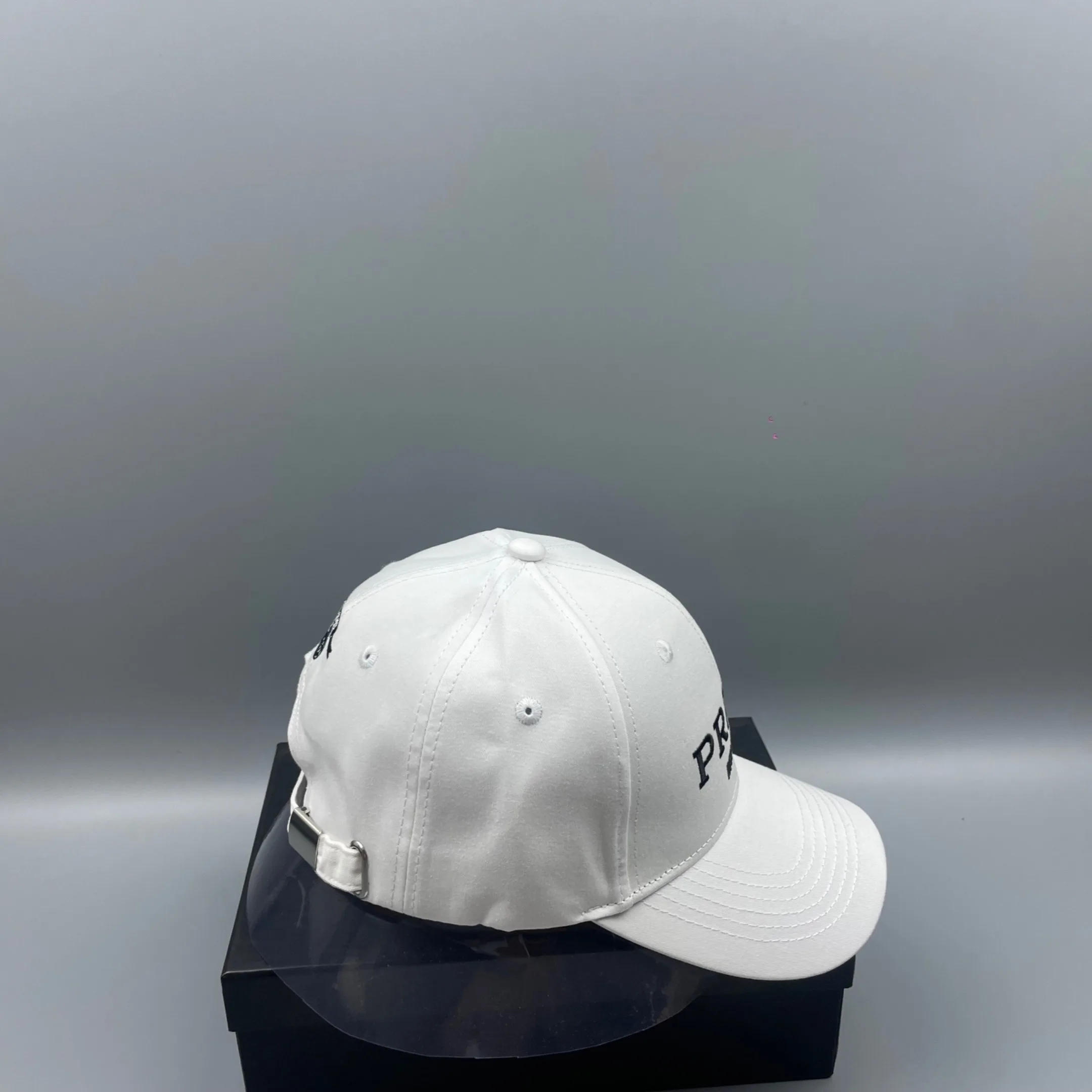 Prada Denim Baseball Cap White Prada - Image 4