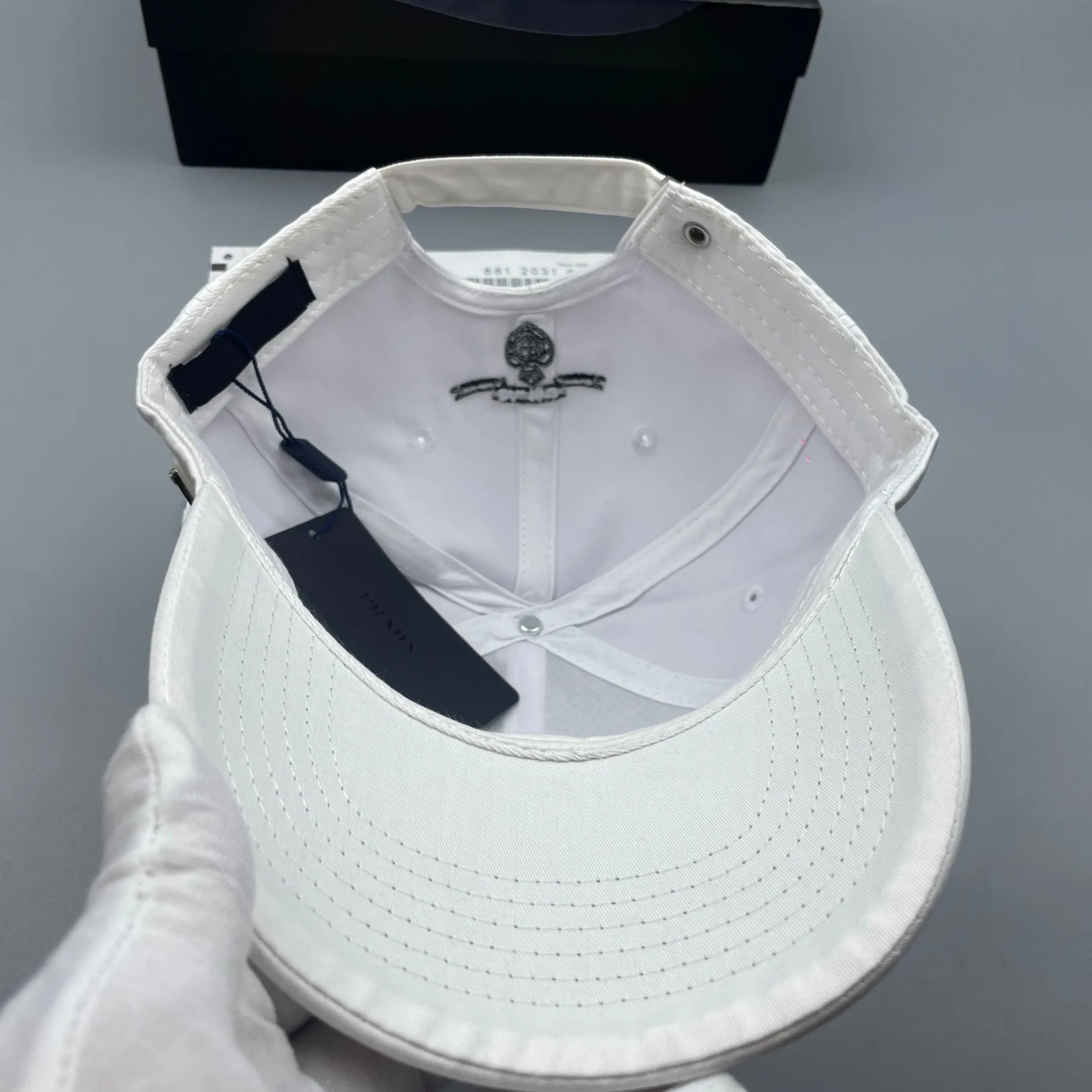 Prada Denim Baseball Cap White Prada - Image 5