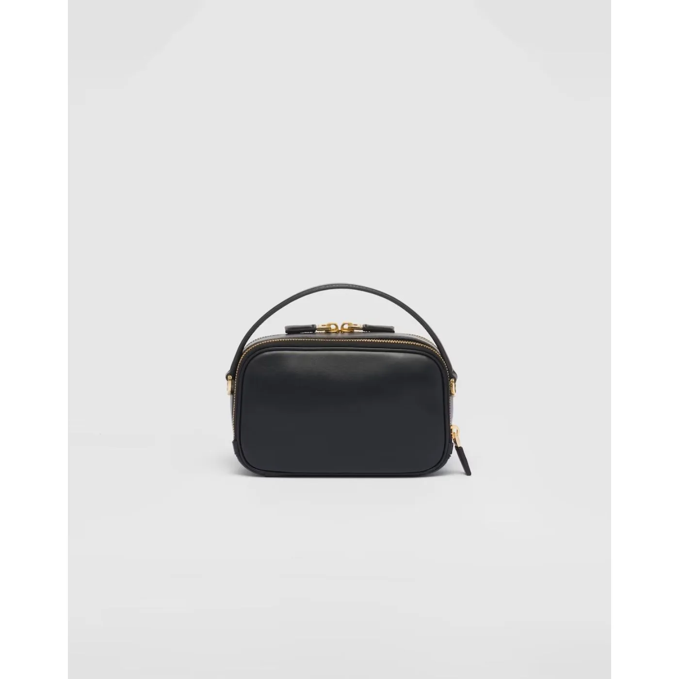 Prada Odette Leather Mini-Bag Black 1BH203_ASK_F0002_V_OVO- / 7.2 Inches - Image 3