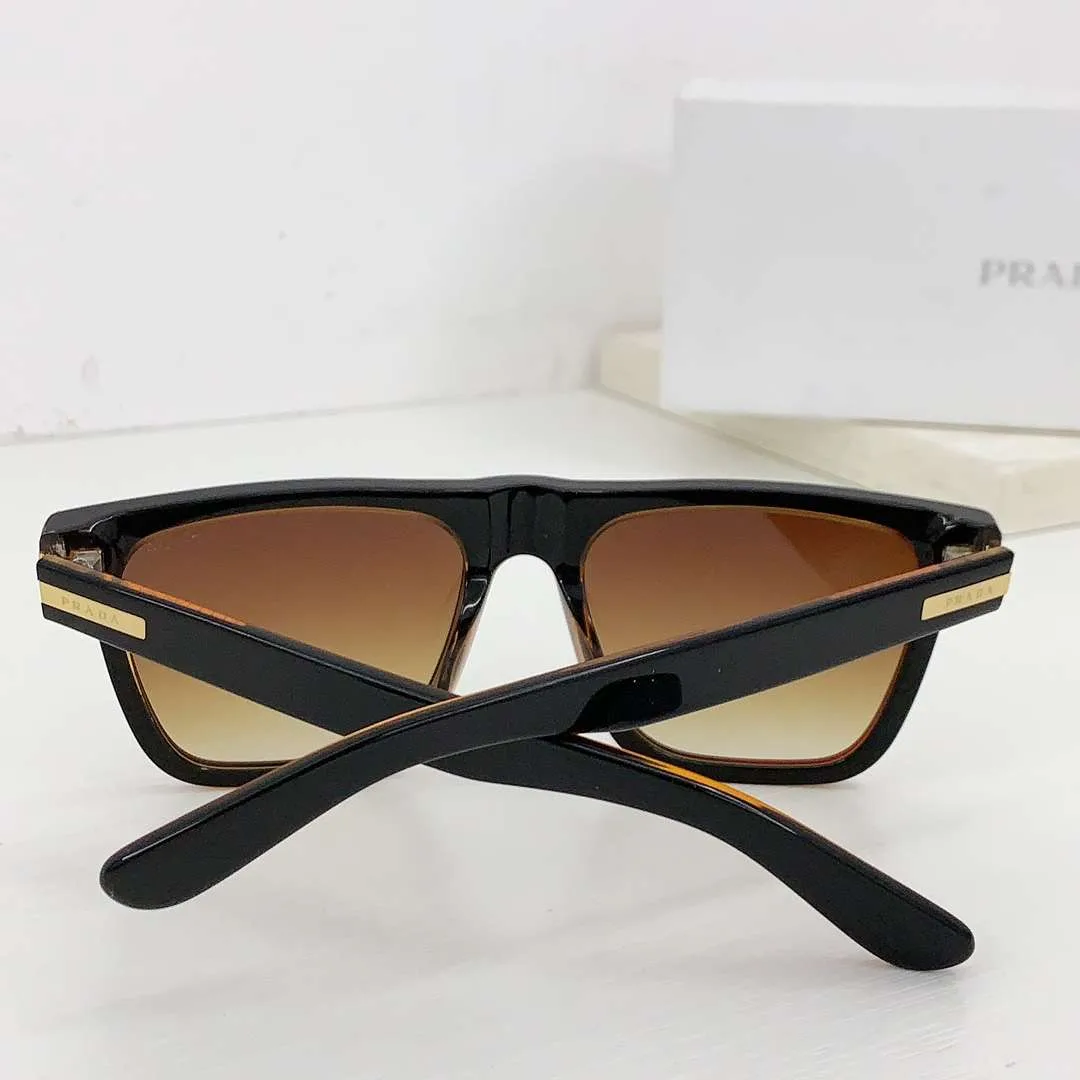 Alternative view of Prada Letter Logo Sunglasses Gold