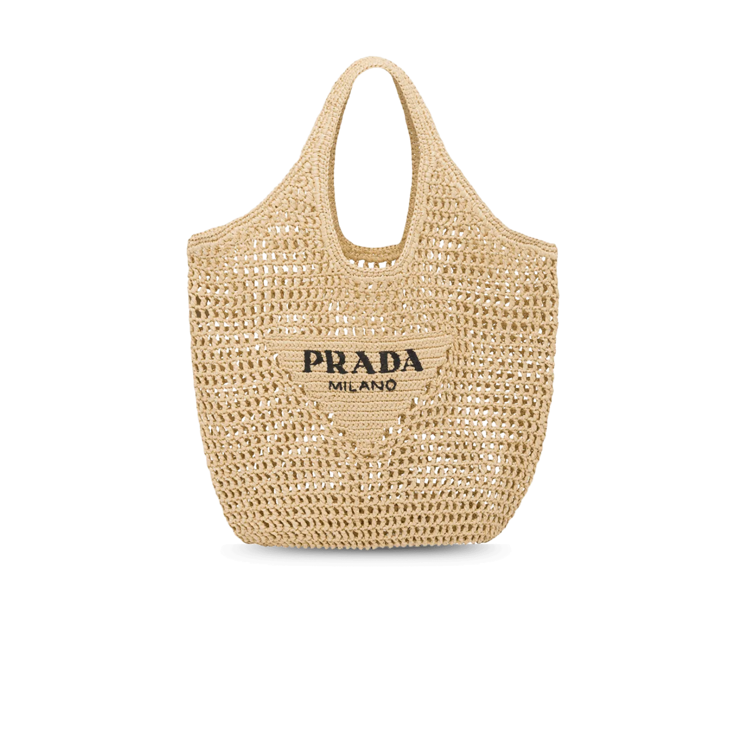 Prada Raffia Tote Bag