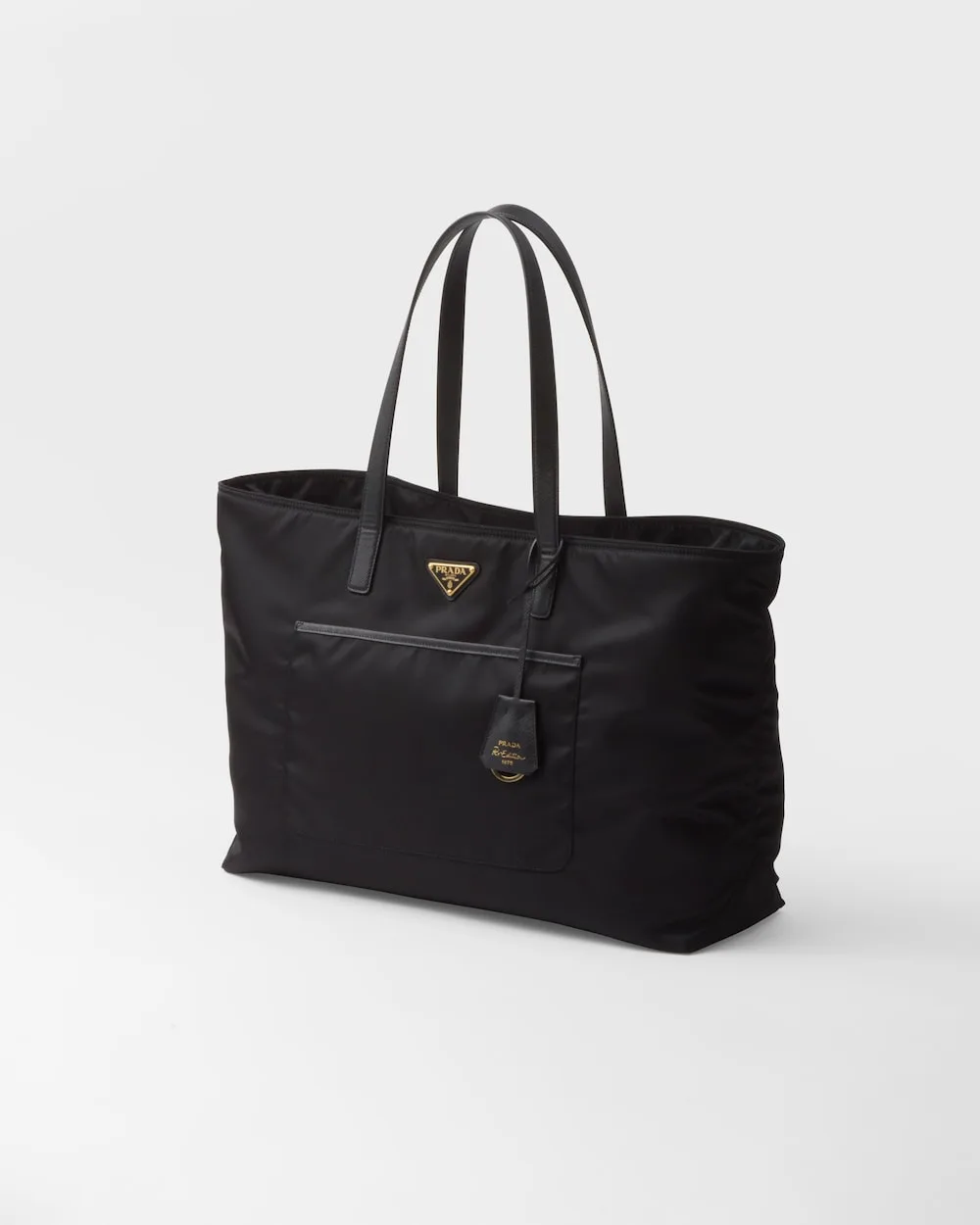 Alternative view of Prada Re- 1978 Large Re-Nylon And Saffiano Tote Bag Black 16.9 Inches/ 1BG527_R064_F0002_V_OOO