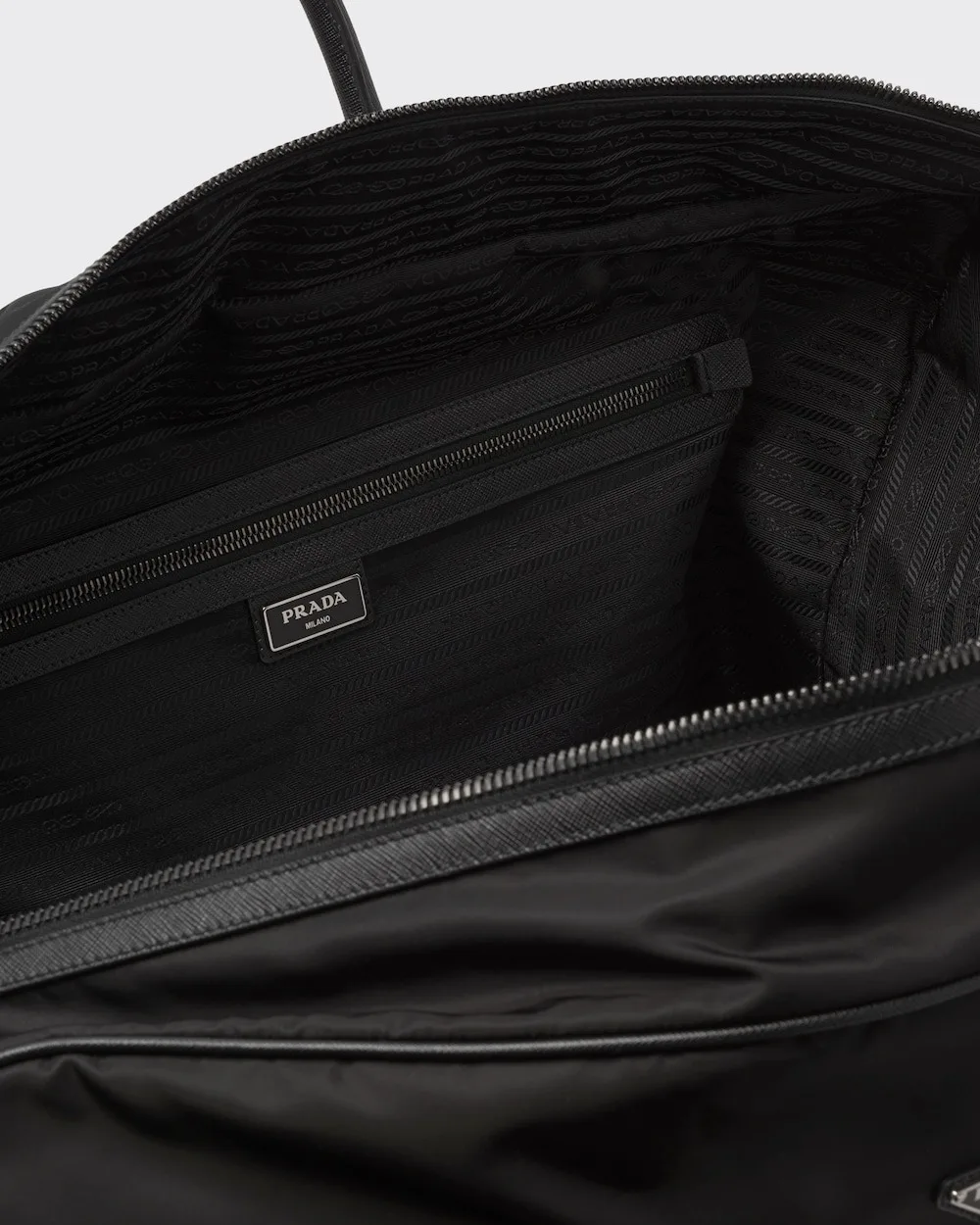 Prada Re-Nylon And Leather Duffle Bag / 2VC013_2DMH_F0002_V_SOO - Image 6