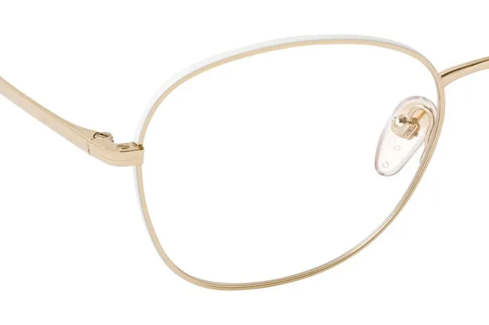Prada Round Glasses Gold - Image 3