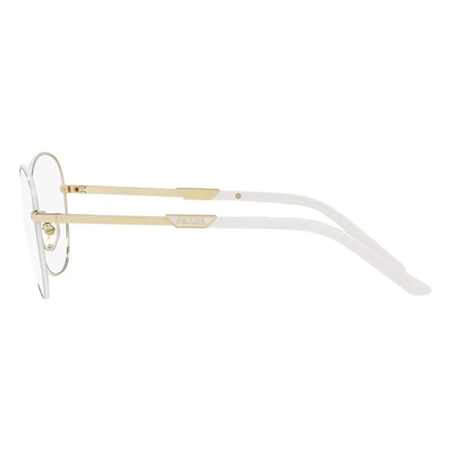 Prada Round Glasses Gold - Image 2