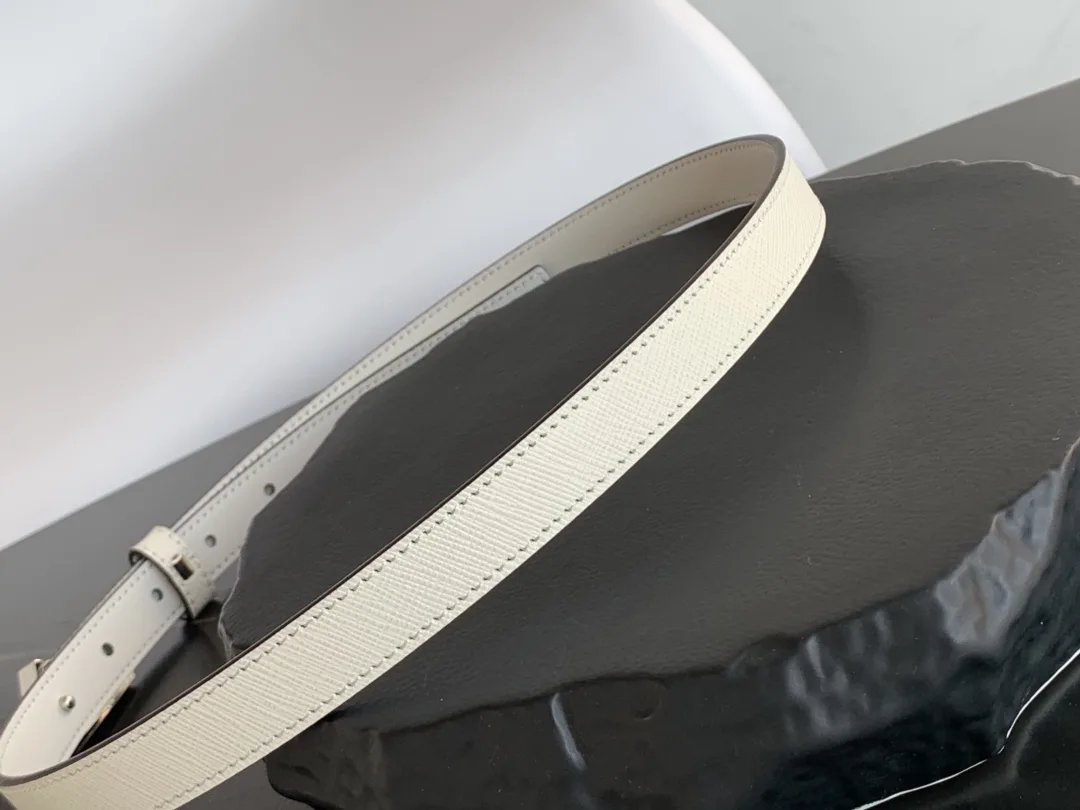 Prada Saffiano Belt White - Image 7