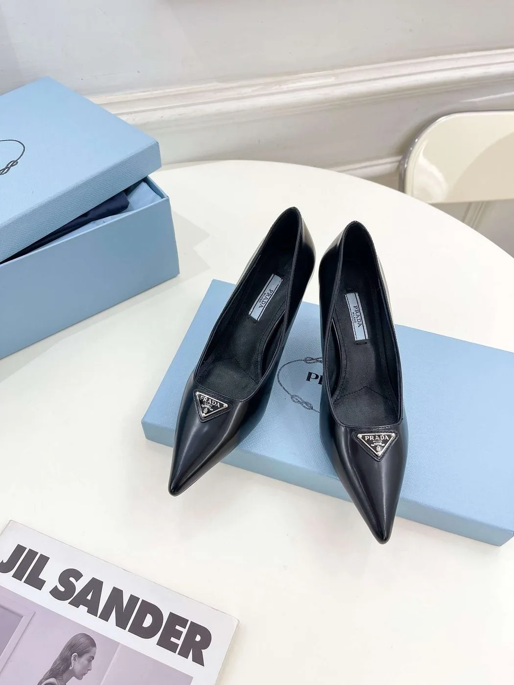 Prada Spike Pumps Black - Image 5