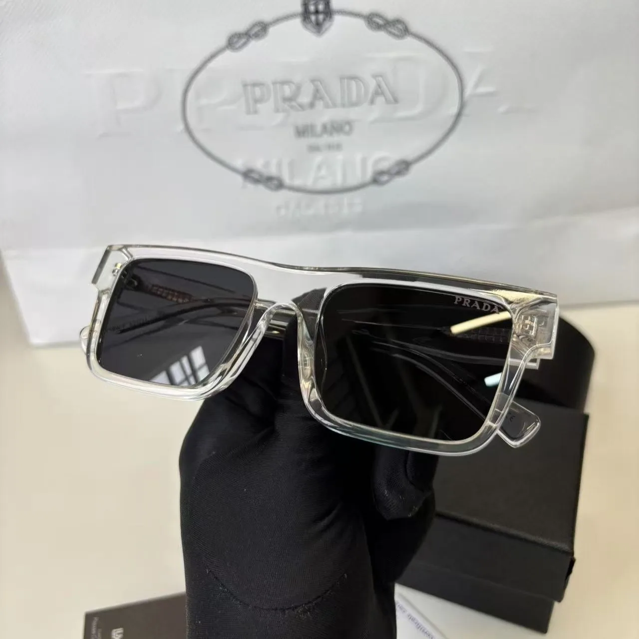Prada Sunglasses Exclusive Grey - Image 5
