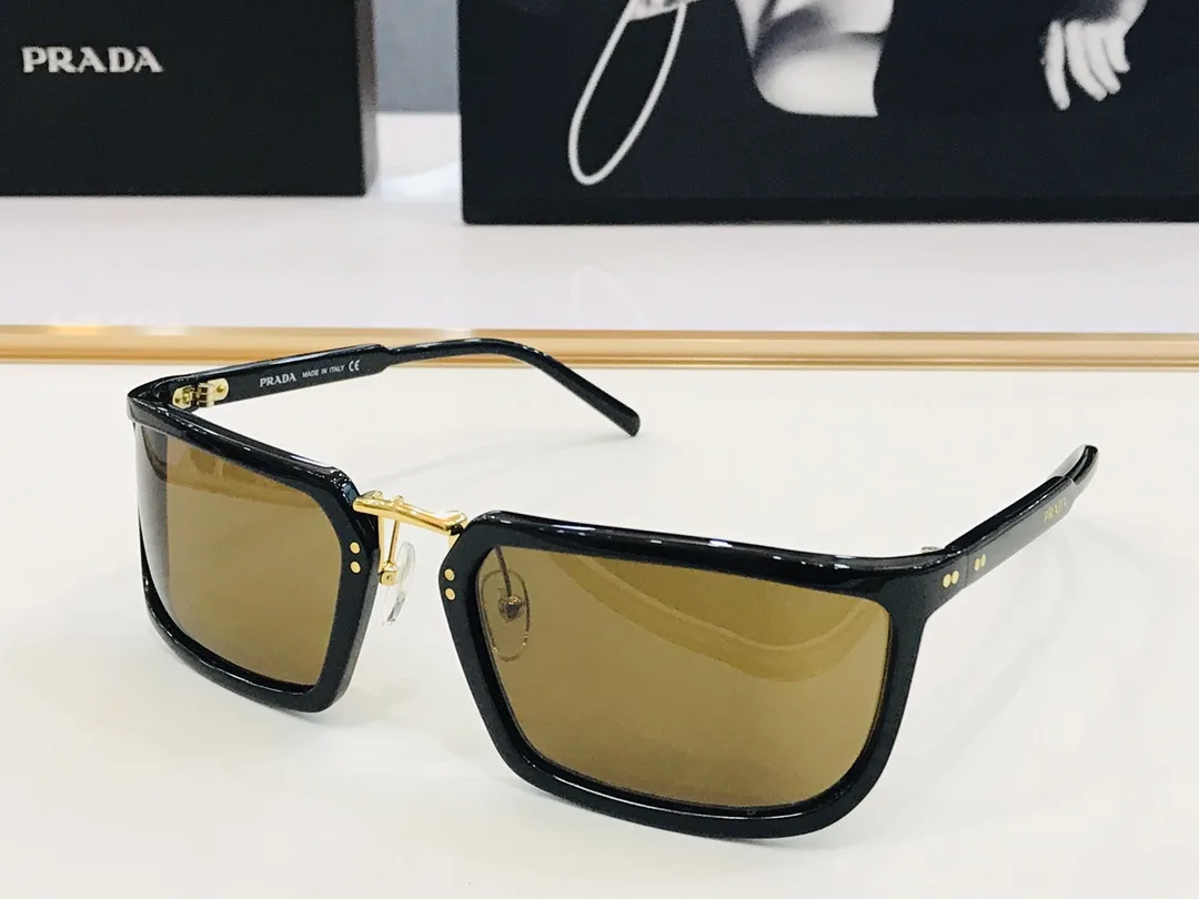 Alternative view of Prada Oval Sunglasses Black