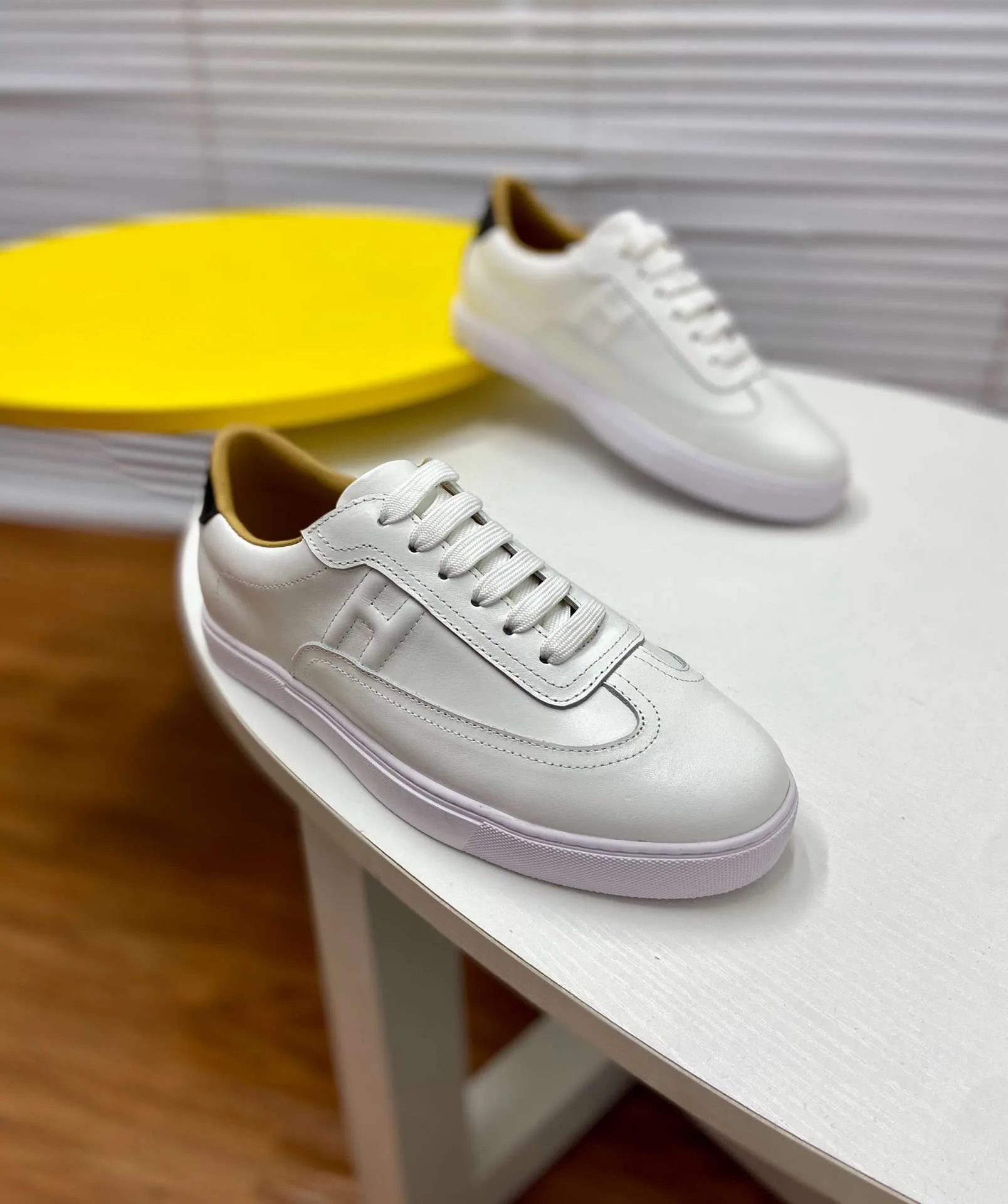Hermes Quicker Sneaker White - Image 4