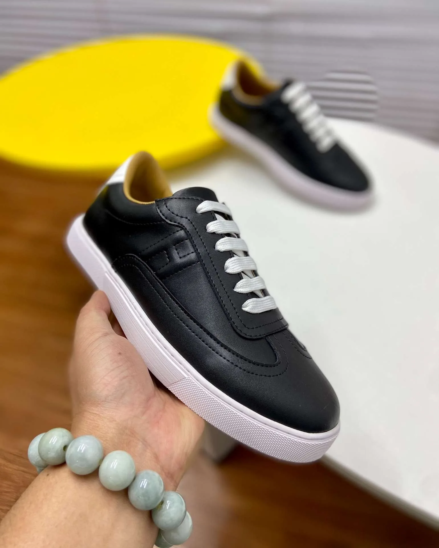 Hermes Quicker Sneaker Black - Image 5