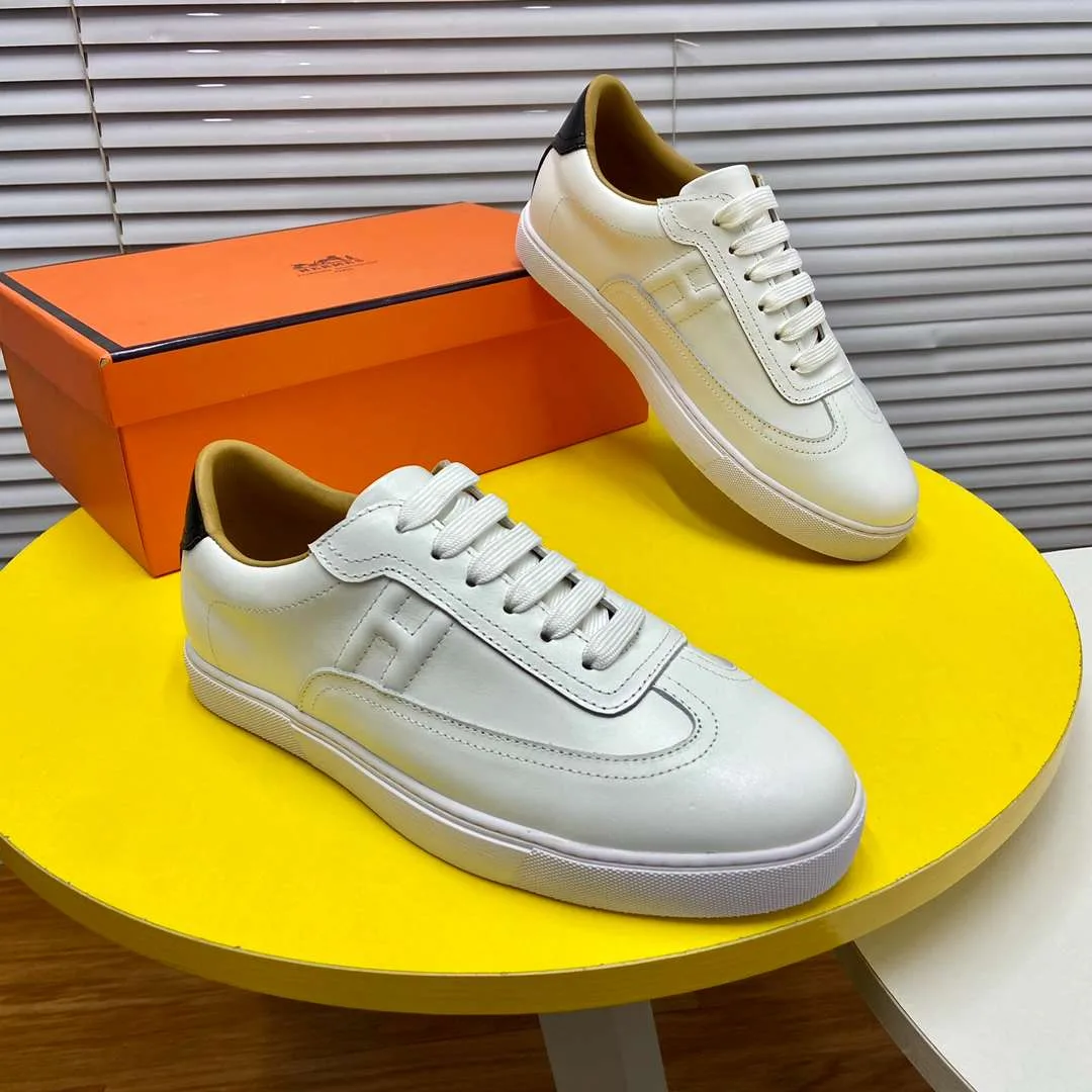 Hermes Quicker Sneaker White - Image 6