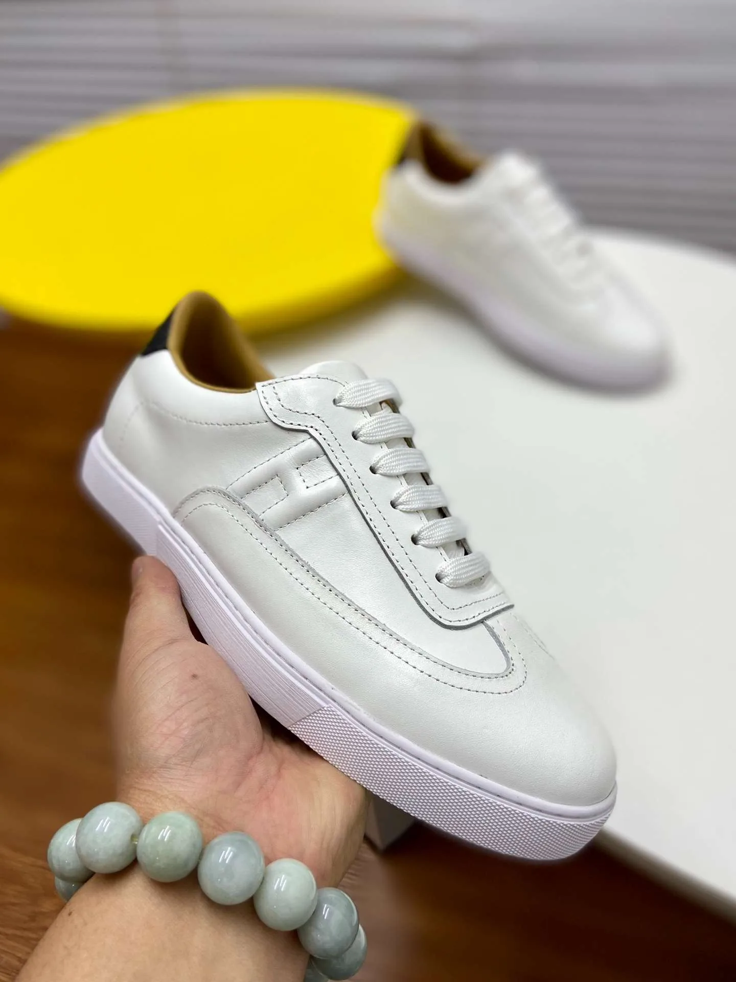 Hermes Quicker Sneaker White - Image 7