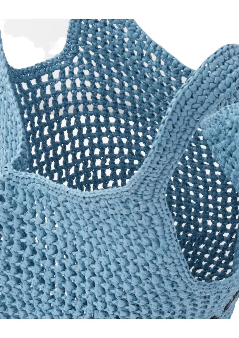 Prada Raffia Tote Bag Blue 1BG424_2A2T_F0076_V_OOO - Image 4