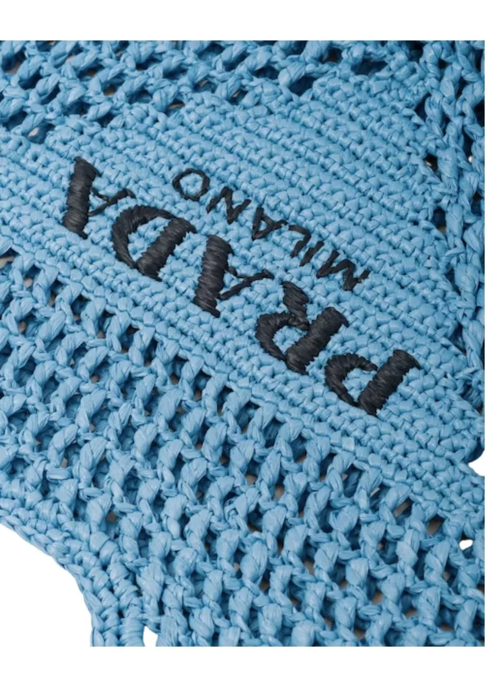 Prada Raffia Tote Bag Blue 1BG424_2A2T_F0076_V_OOO - Image 3