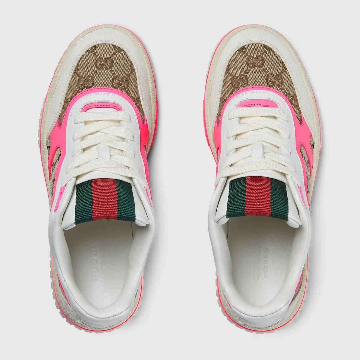 Gucci Re-Web Sneaker Beige - Image 3
