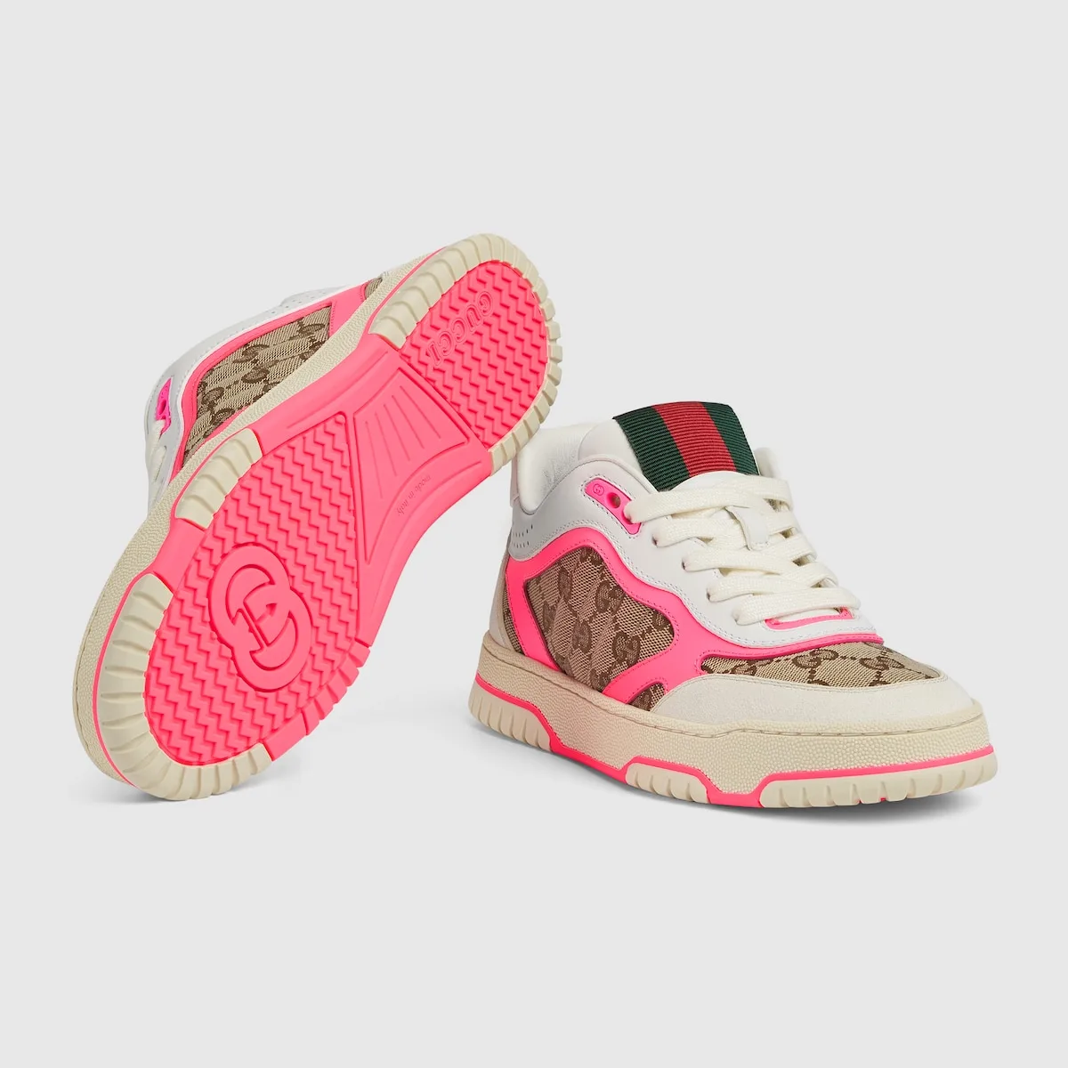 Gucci Re-Web Sneaker Beige - Image 4
