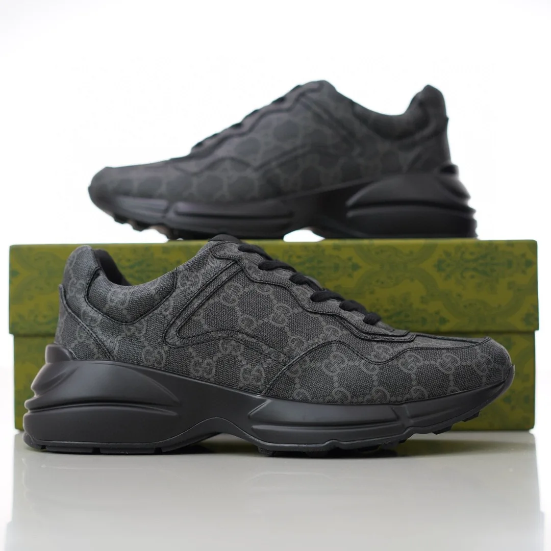 Gucci Rhyton Sneaker Black - Image 4
