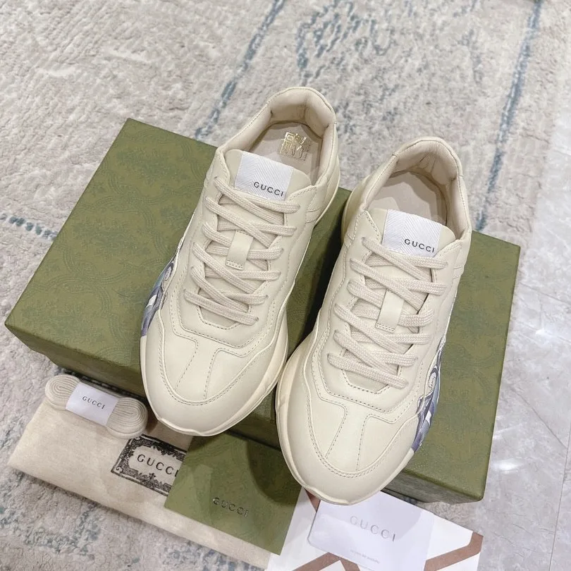 Gucci Rhyton Sneaker With Wave White - Image 3