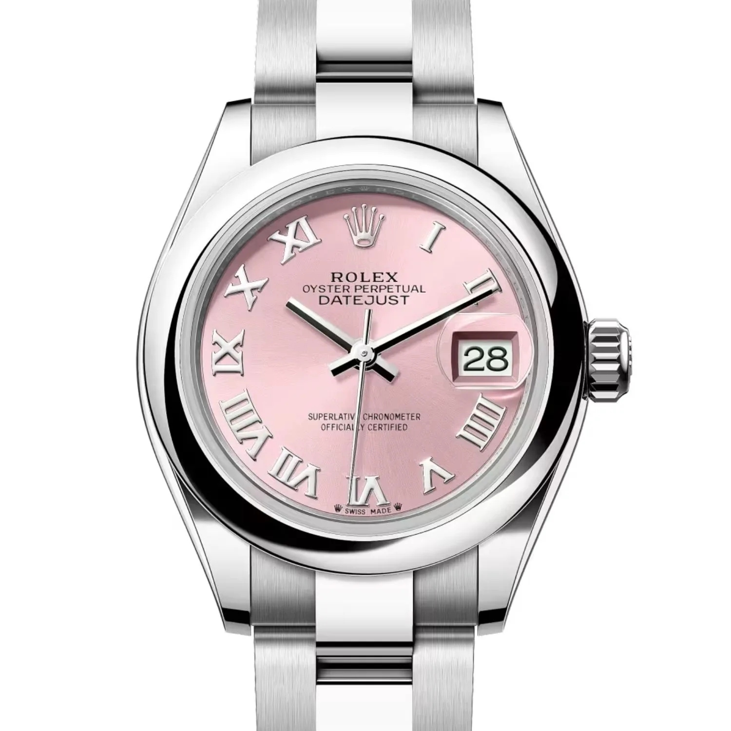 Alternative view of Rolex Lady-Datejust Watch Silver Toned Pink Dial -0014