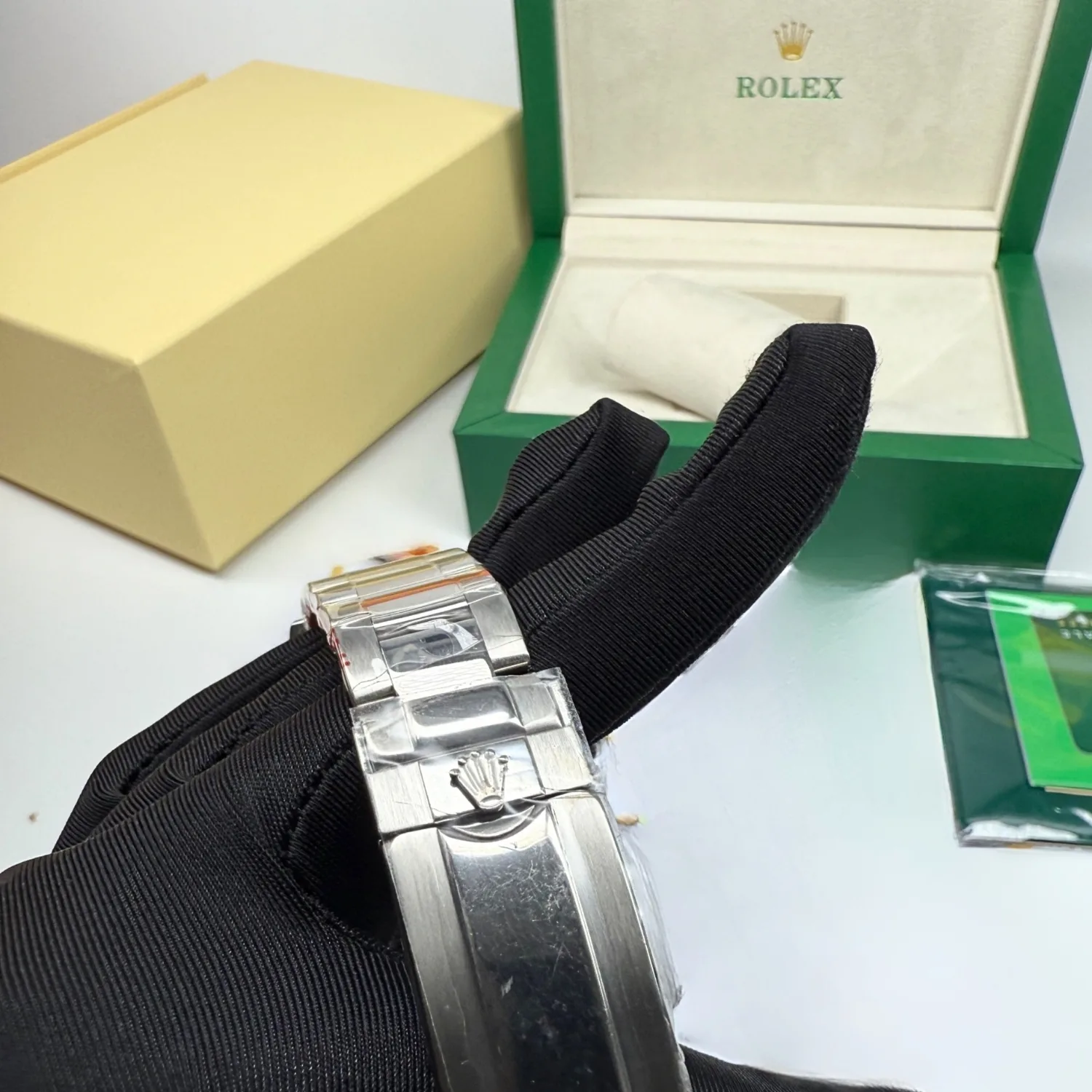 Rolex Yacht-Master II Watch Silver Toned White Dial - Image 8