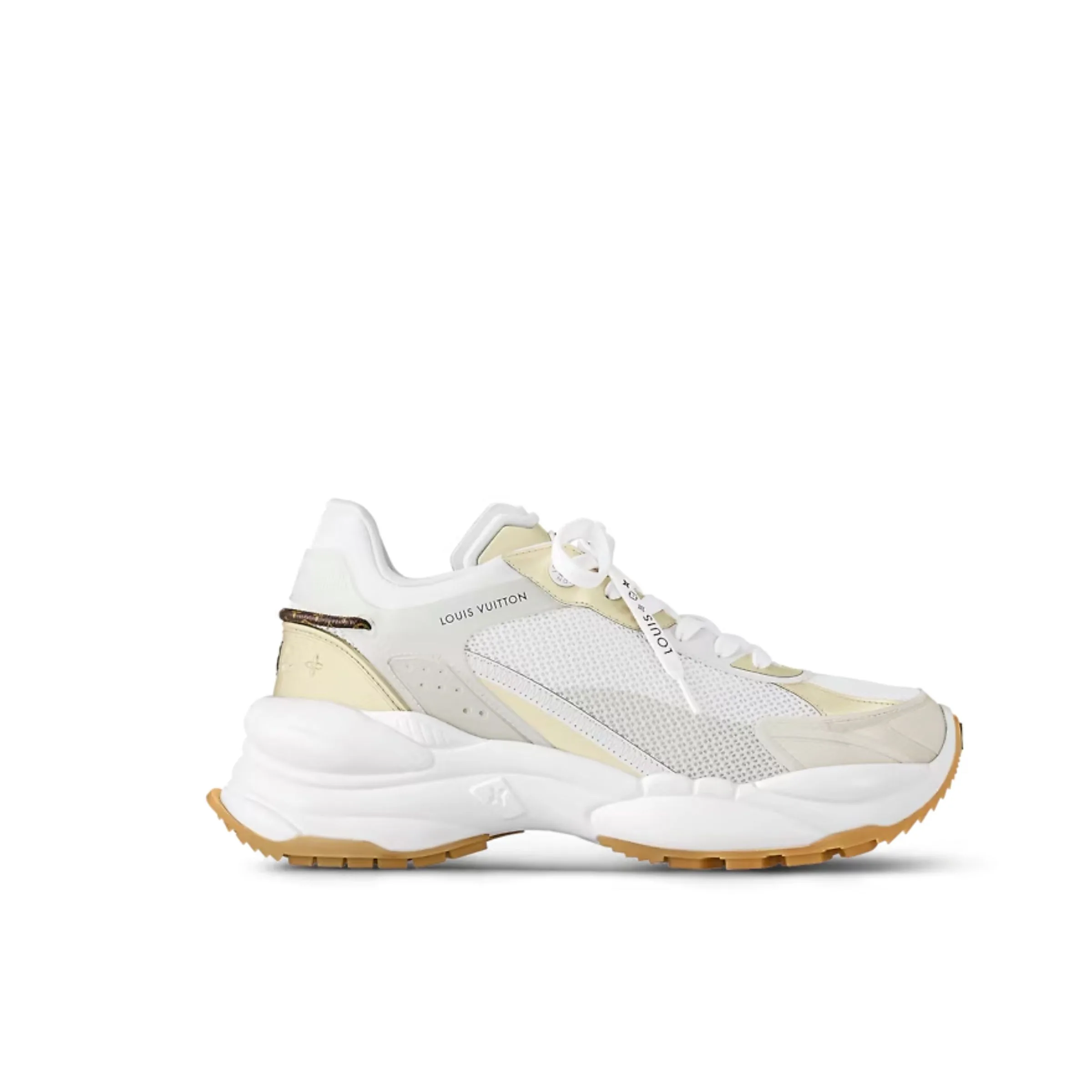 Louis Vuitton Run 55 Trainers Gold 1AAP61 - Image 5