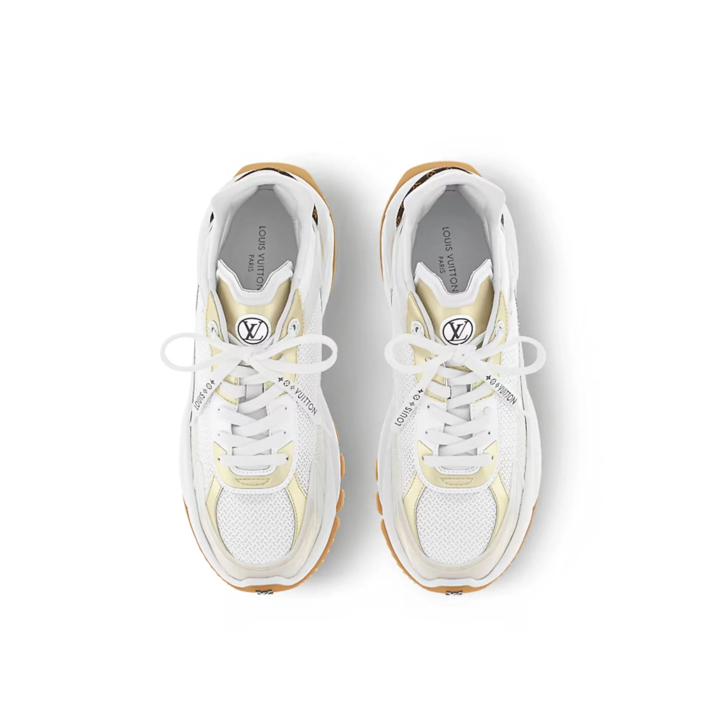 Louis Vuitton Run 55 Trainers Gold 1AAP61 - Image 4
