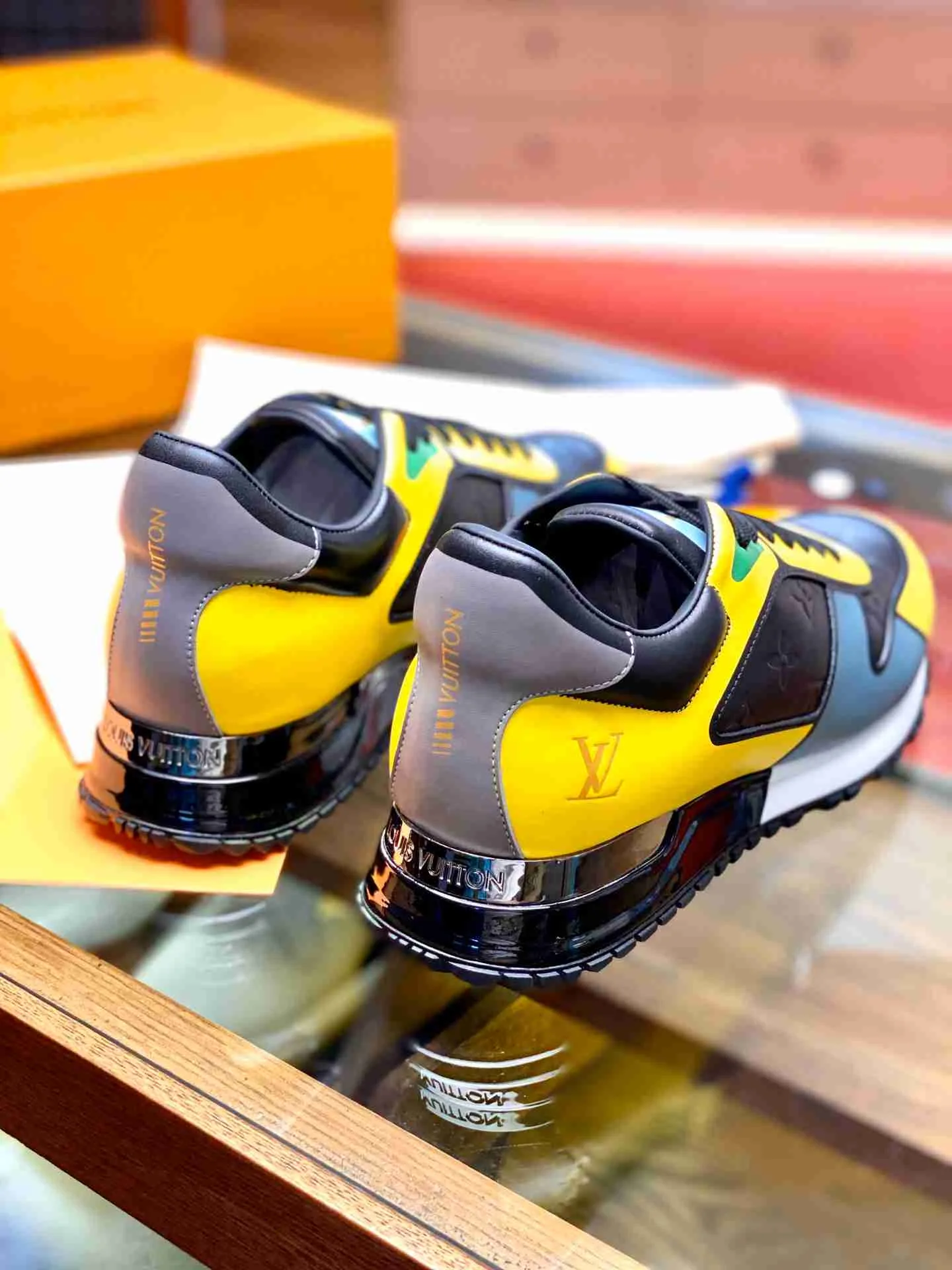 Louis Vuitton Run Away Sneaker Yellow - Image 4