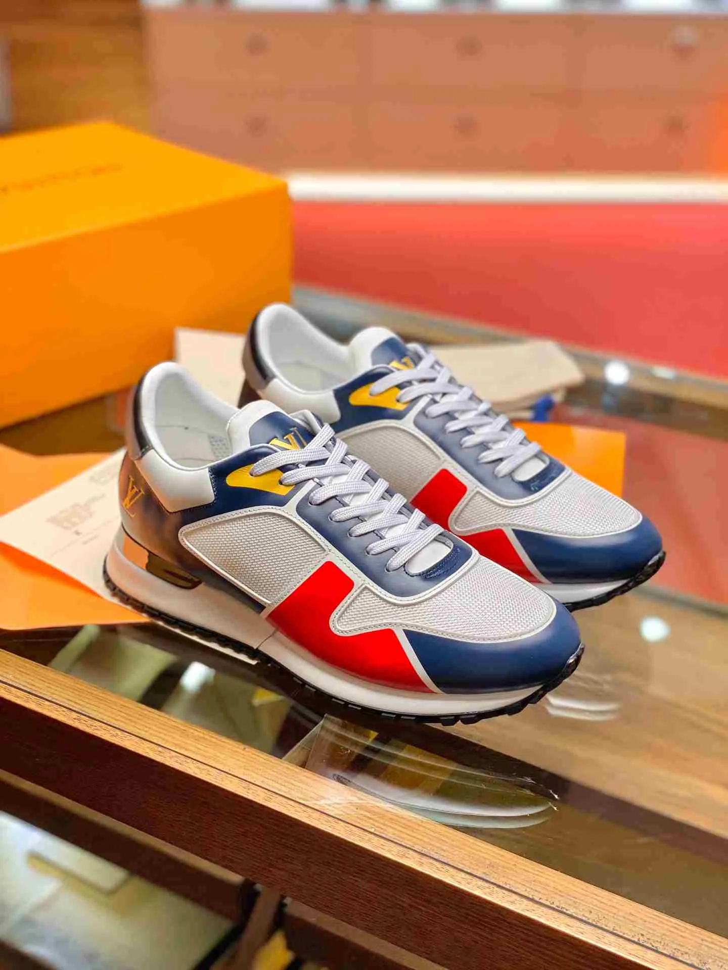 Alternative view of Louis Vuitton Run Away Sneaker Blue