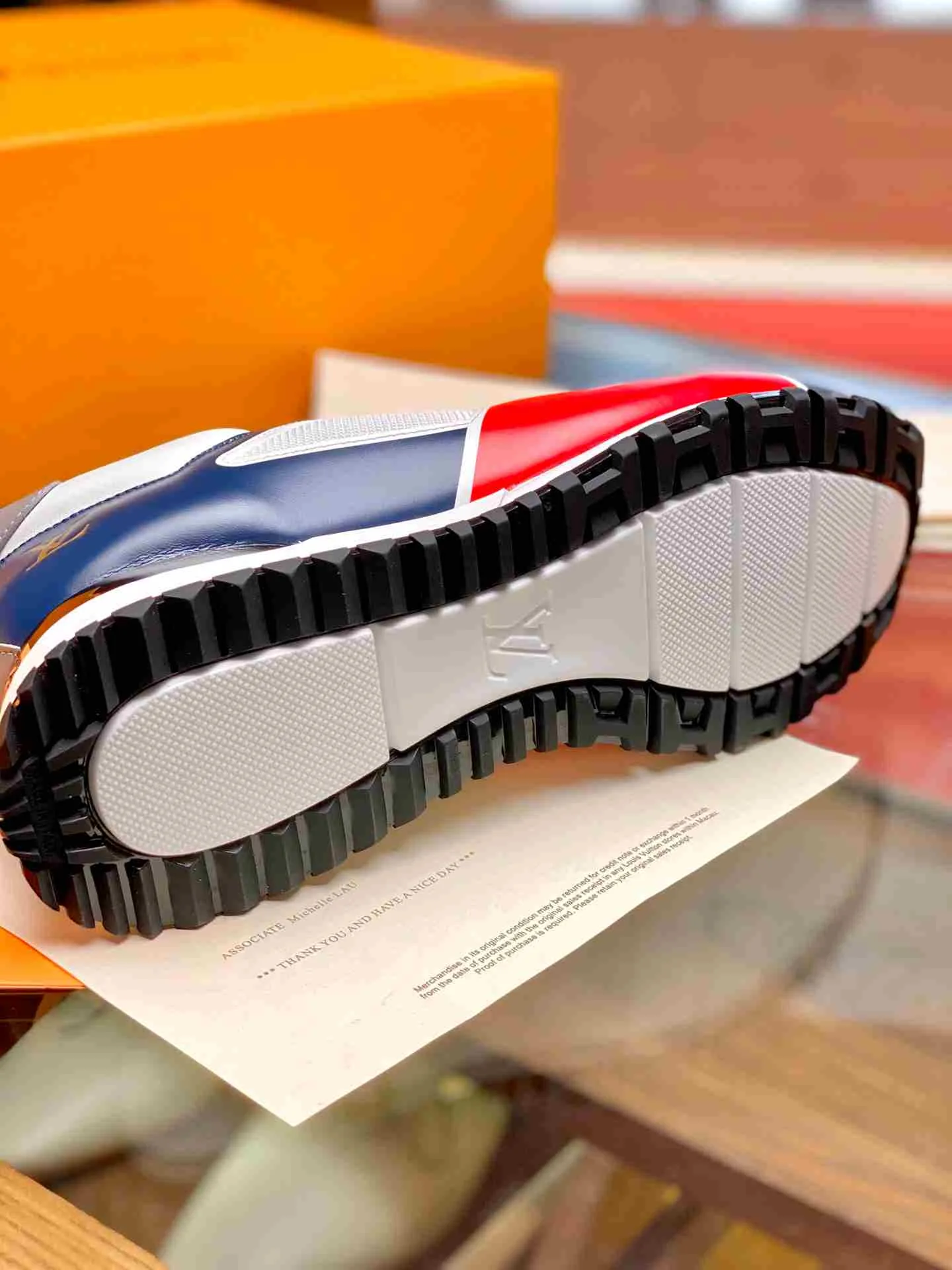 Louis Vuitton Run Away Sneaker Blue - Image 3