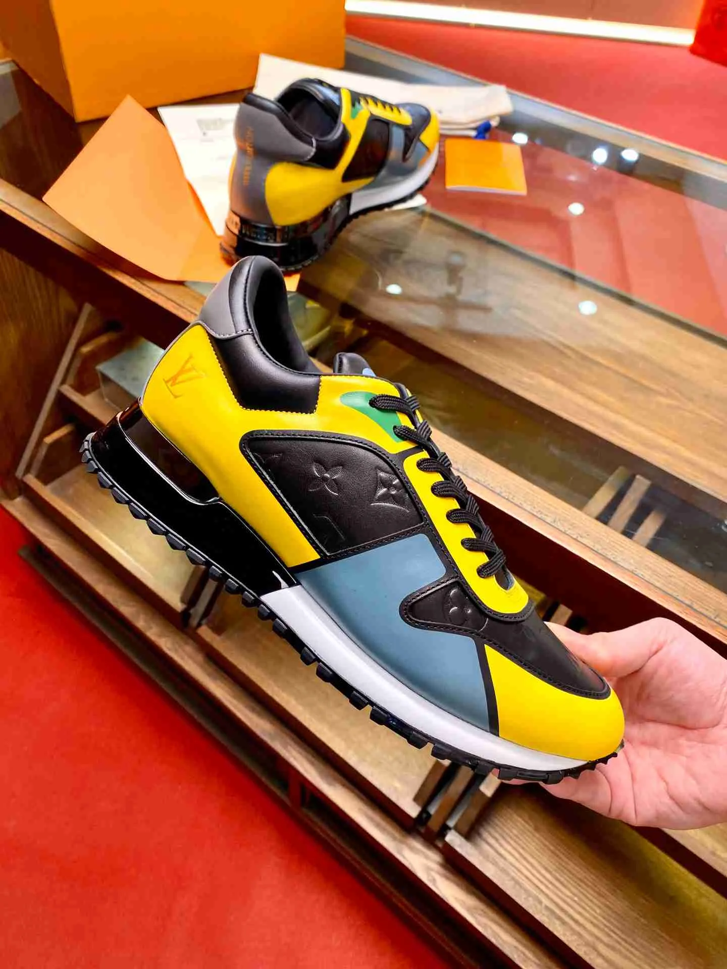 Alternative view of Louis Vuitton Run Away Sneaker Yellow