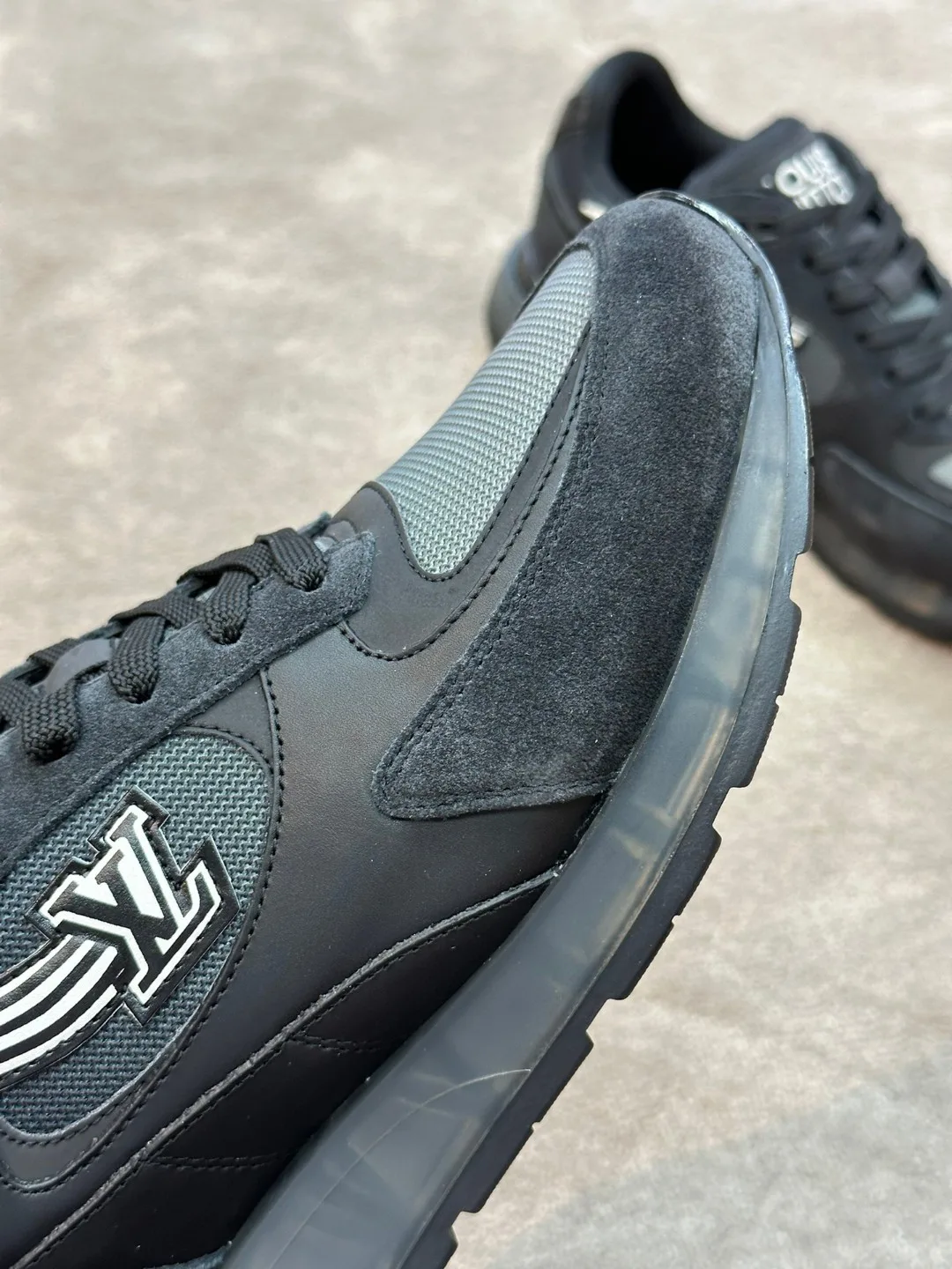Louis Vuitton Run Away Sneaker Black - Image 6