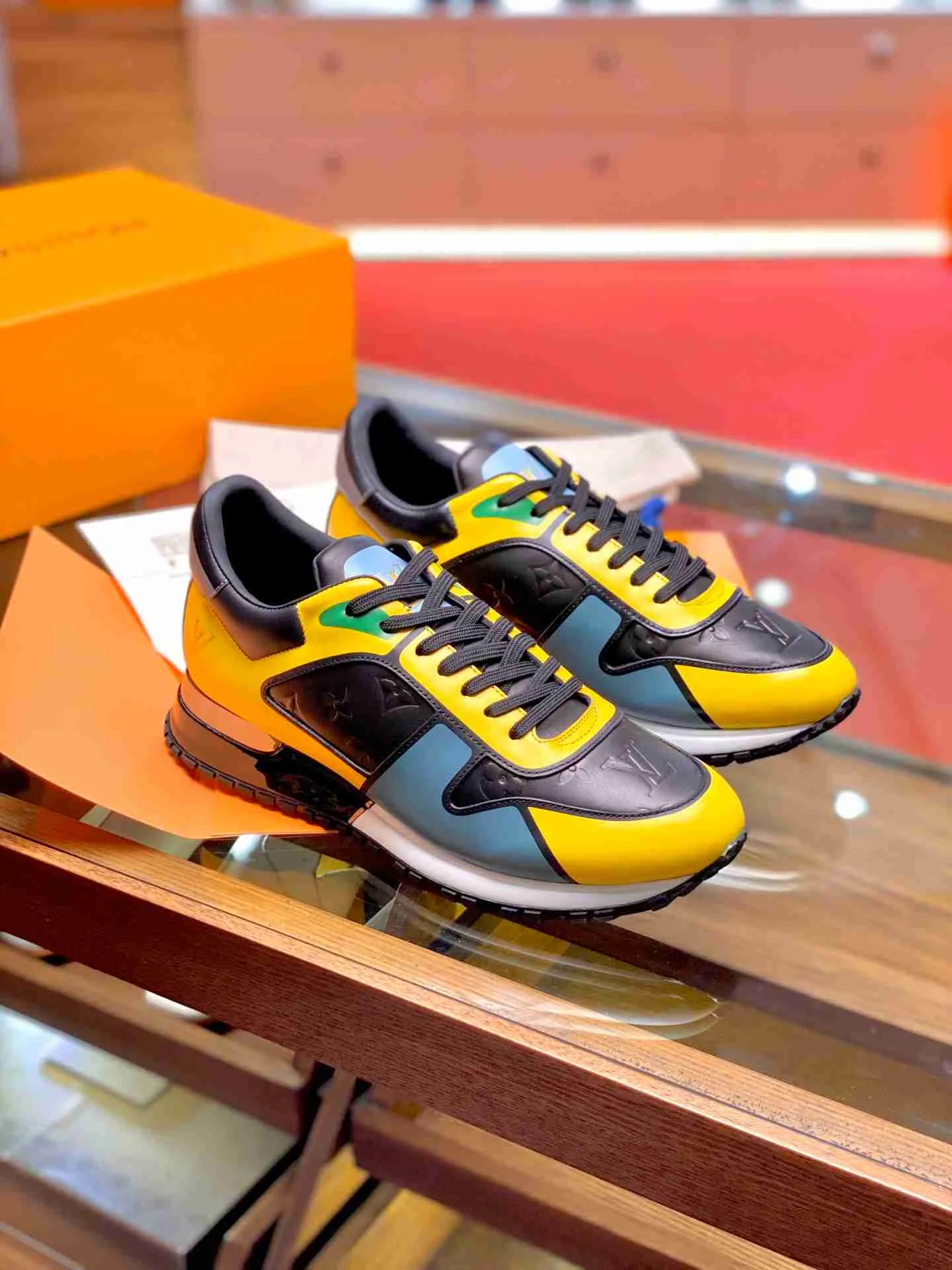 Louis Vuitton Run Away Sneaker Yellow - Image 3