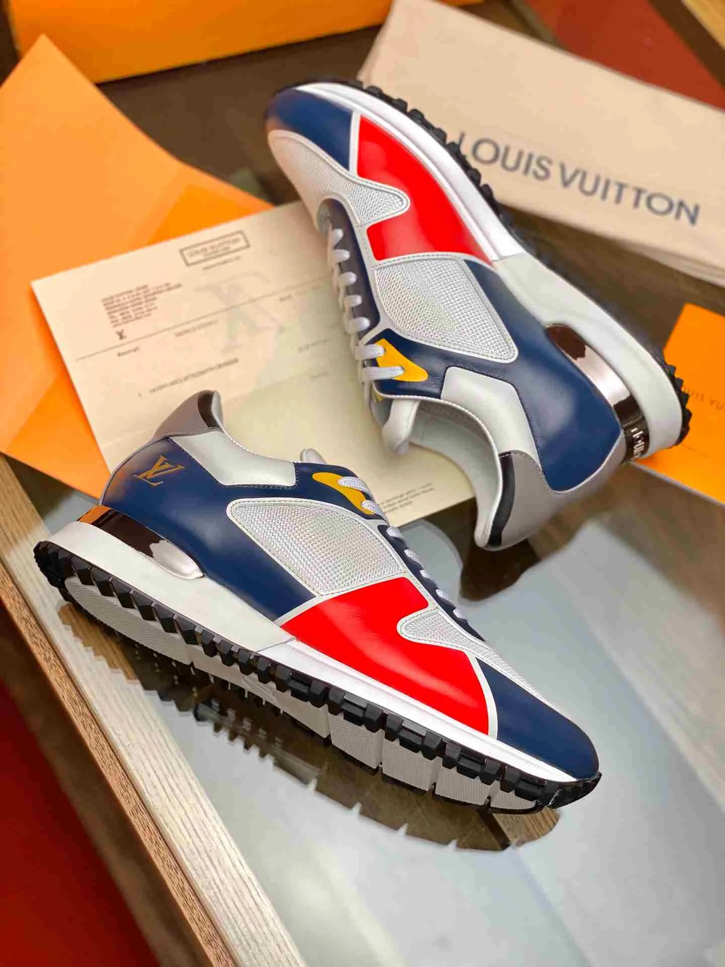Louis Vuitton Run Away Sneaker Blue - Image 8