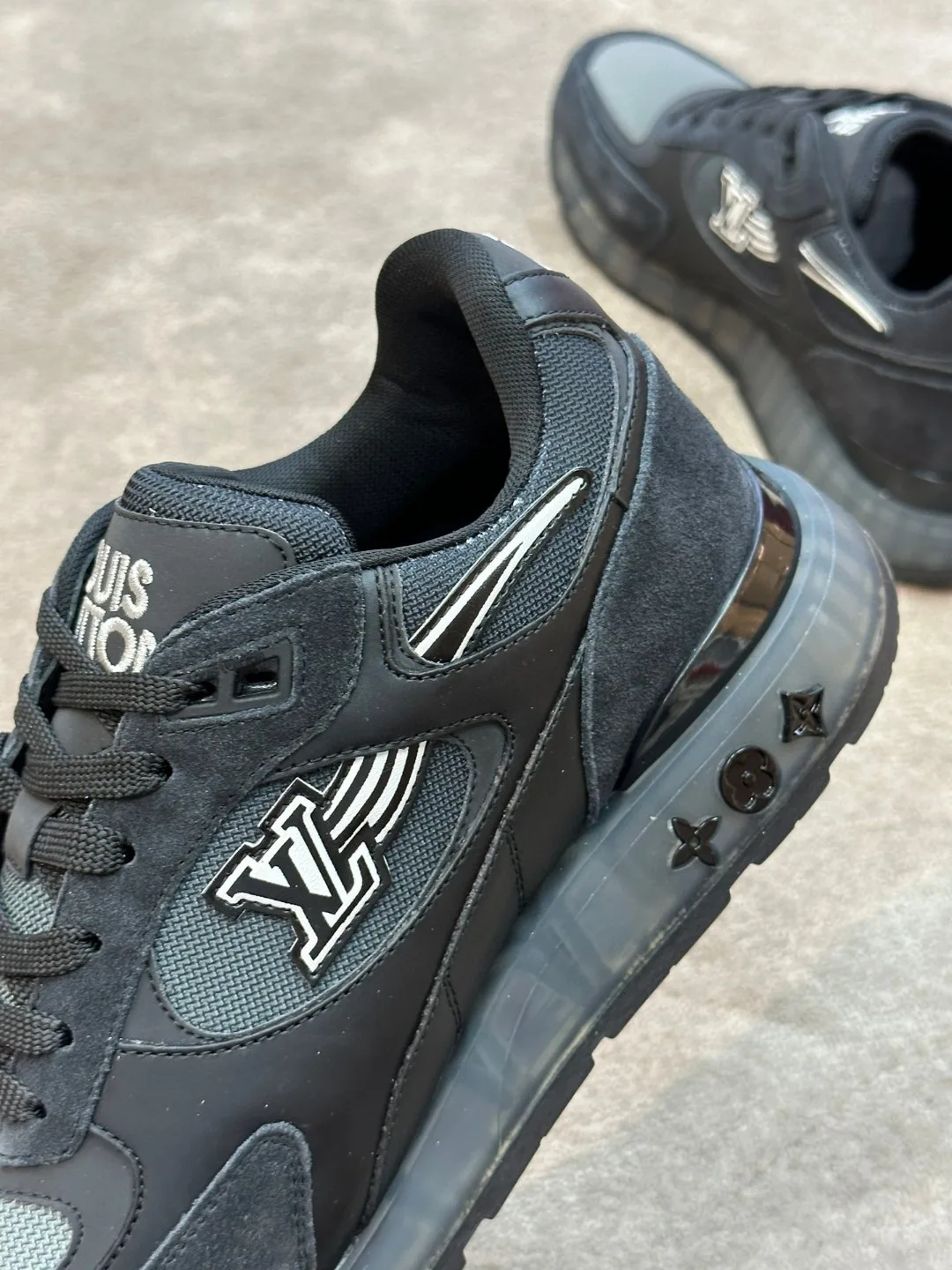Louis Vuitton Run Away Sneaker Black - Image 7