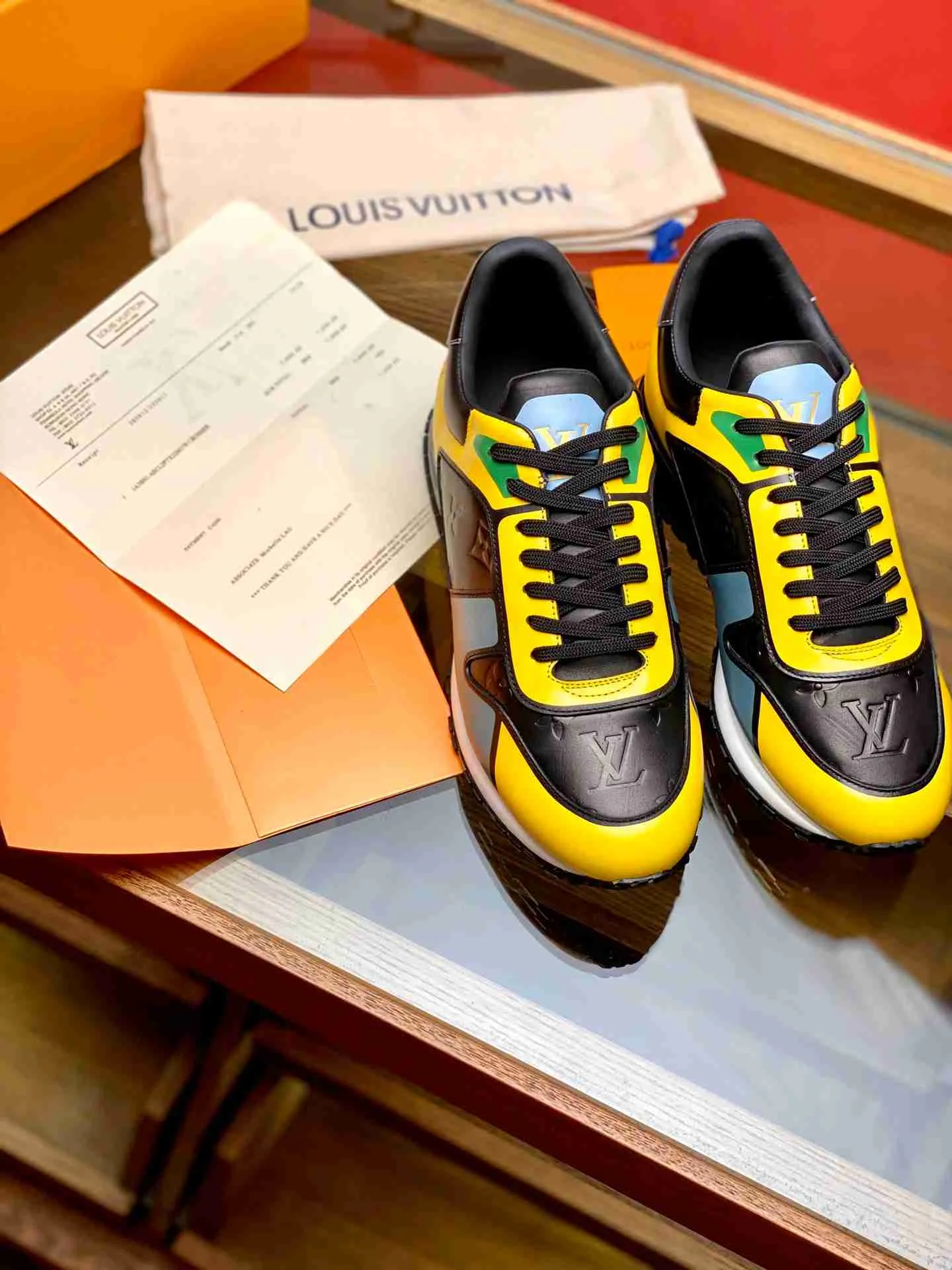 Louis Vuitton Run Away Sneaker Yellow - Image 7