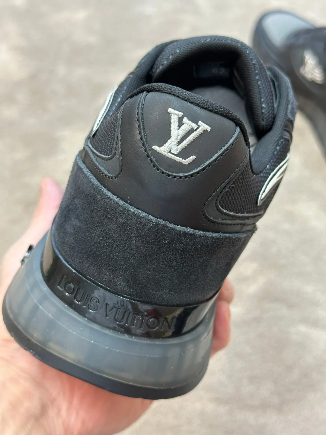 Louis Vuitton Run Away Sneaker Black - Image 8