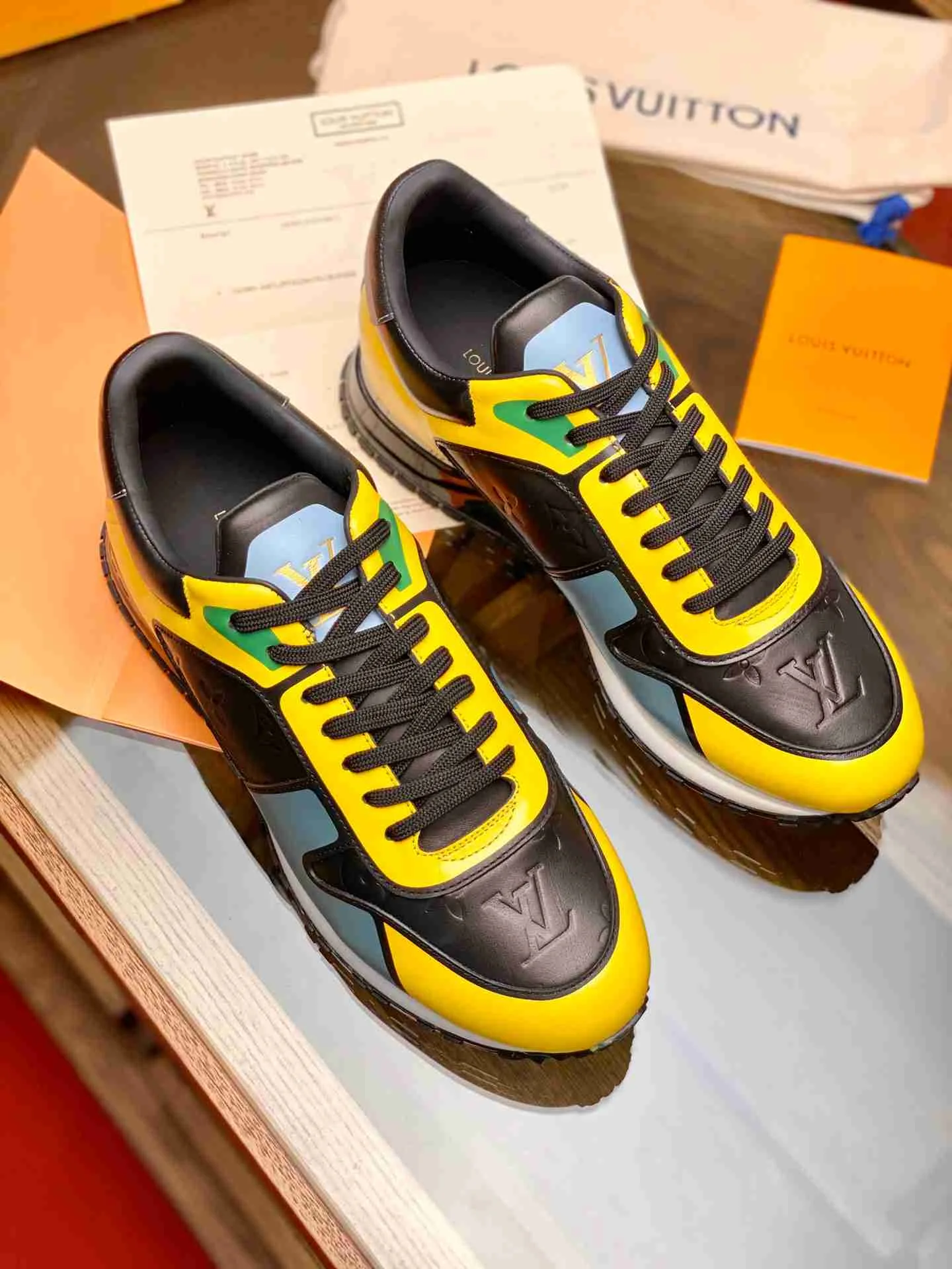 Louis Vuitton Run Away Sneaker Yellow - Image 8