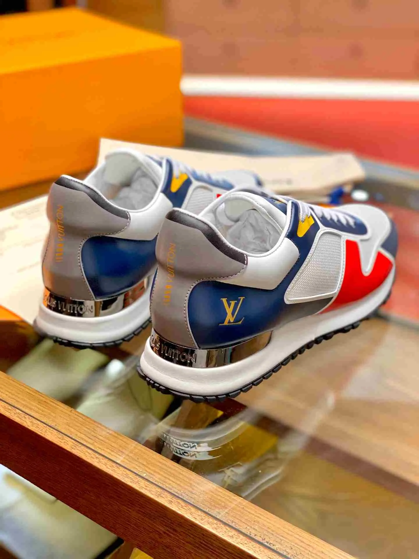 Louis Vuitton Run Away Sneaker Blue - Image 7