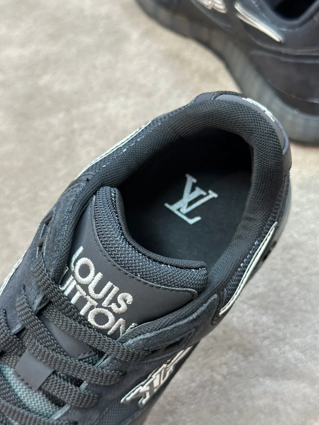 Louis Vuitton Run Away Sneaker Black - Image 9