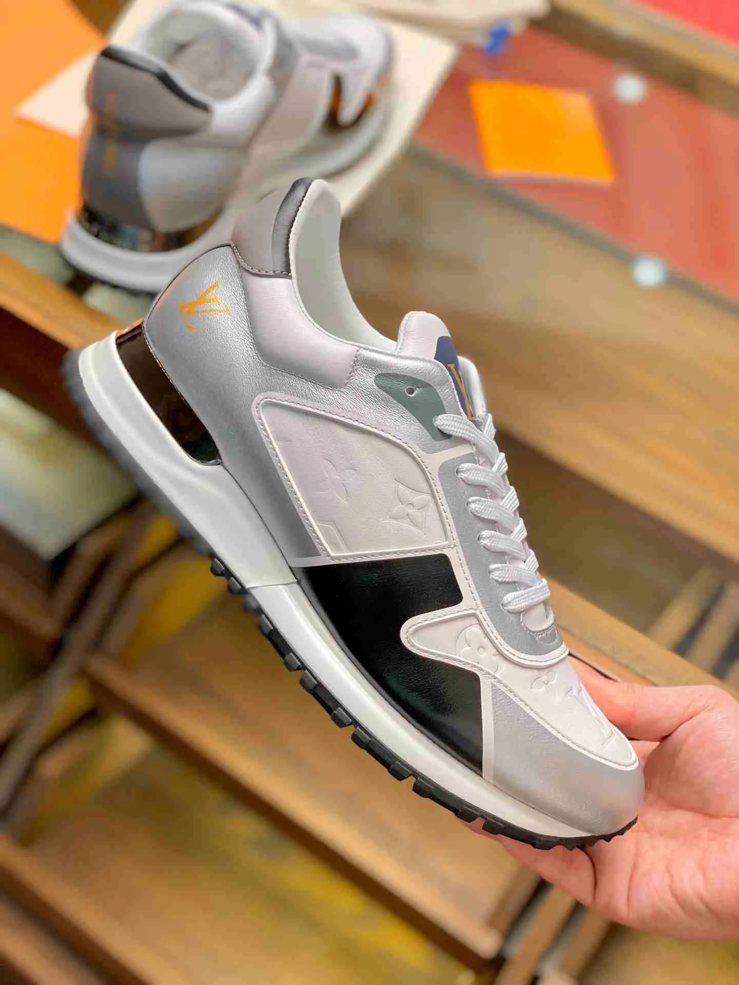 Louis Vuitton Run Away Sneaker Green - Image 8