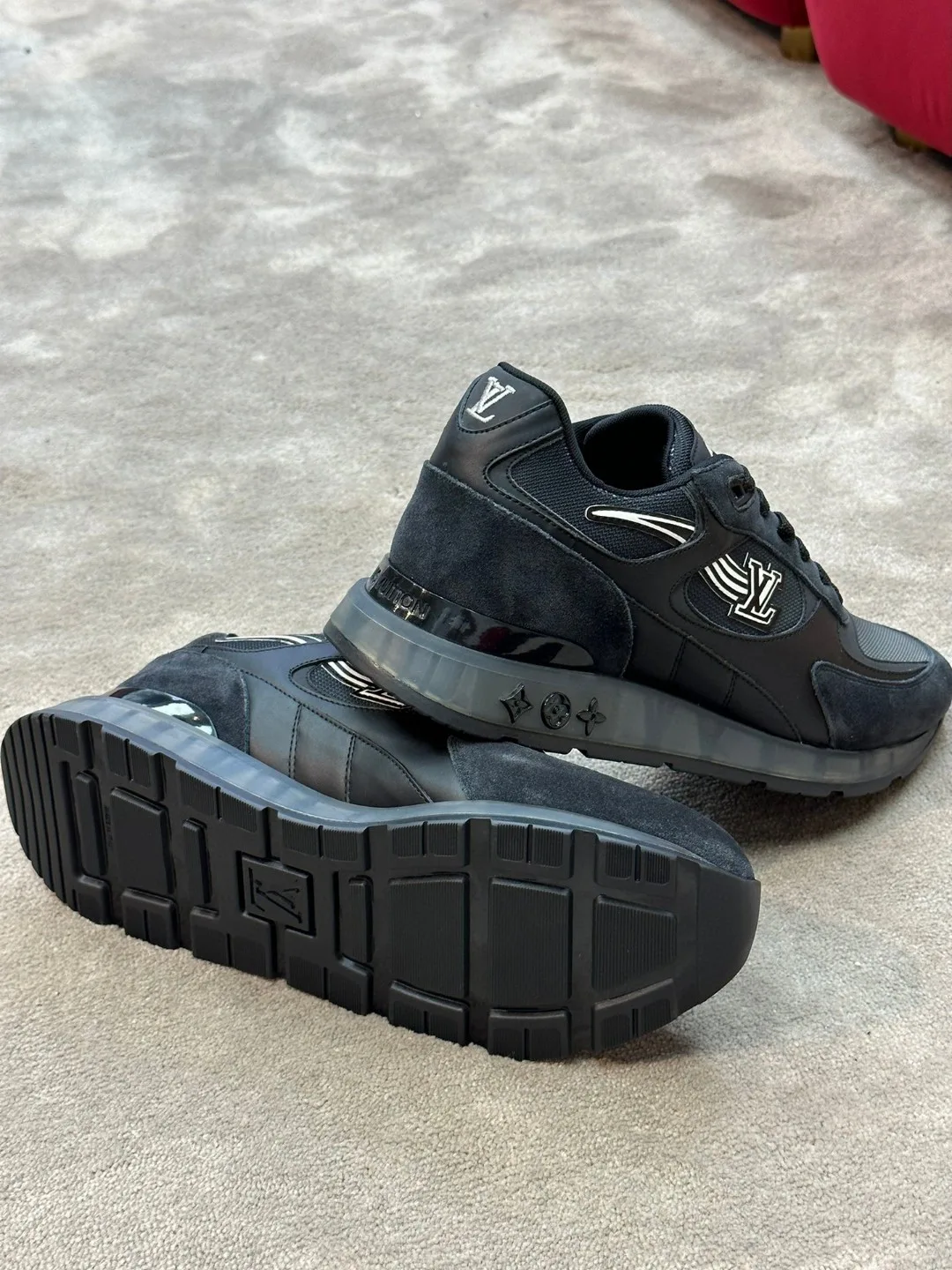 Louis Vuitton Run Away Sneaker Black - Image 10